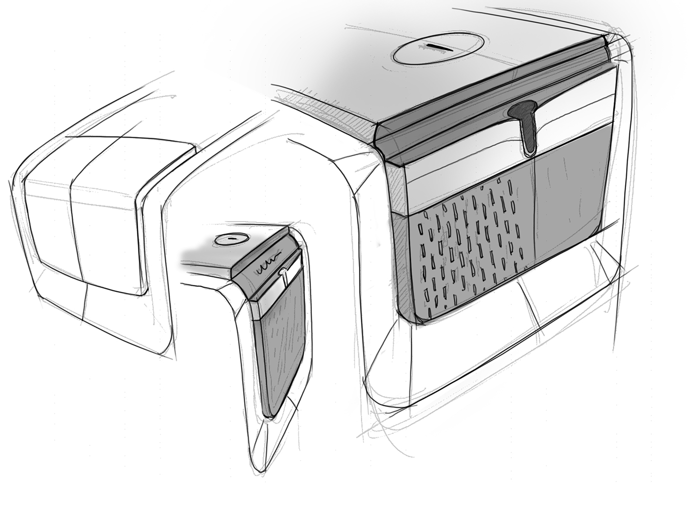 Hand drawn，product design，industrial design，