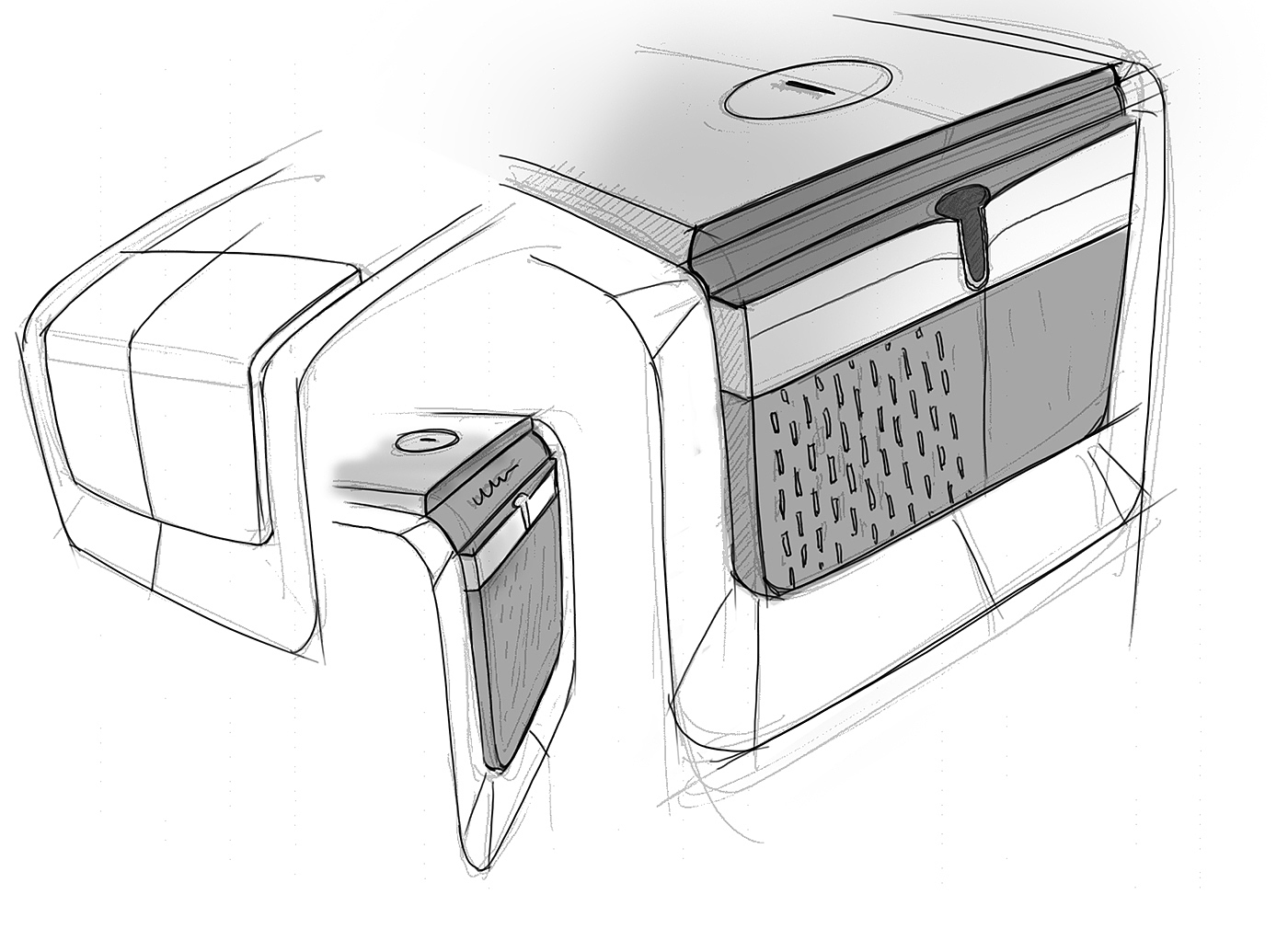 Hand drawn，product design，industrial design，
