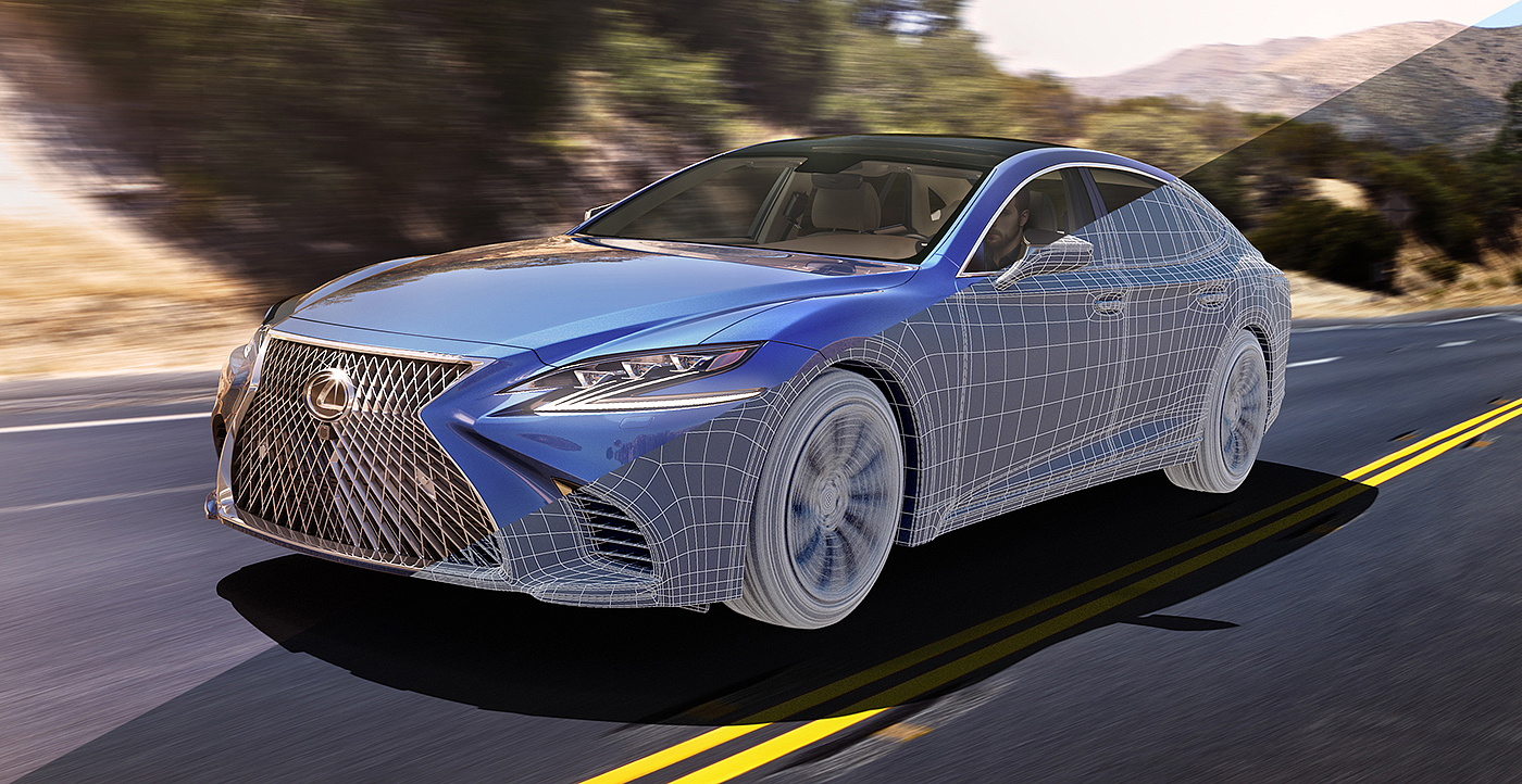 Render，LEXUS，vehicle，Model，