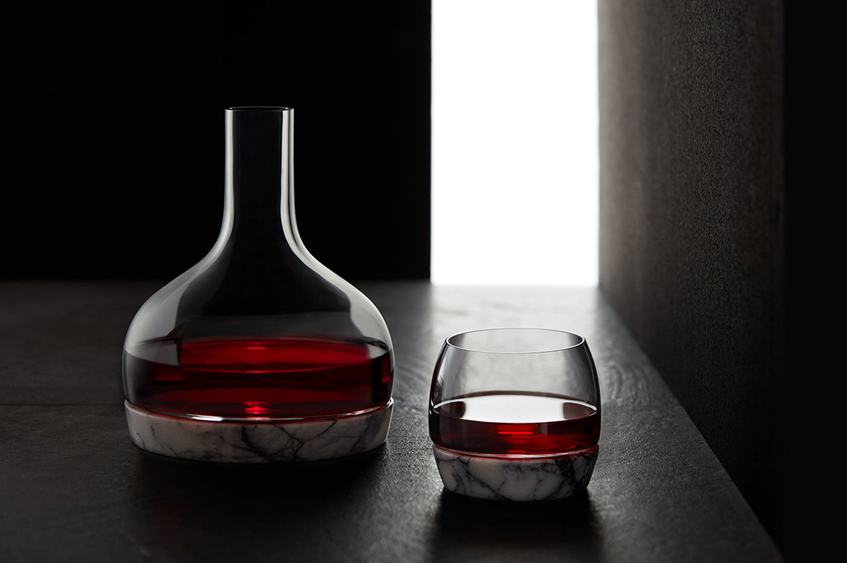 Wine Glass，Glass，Marble，