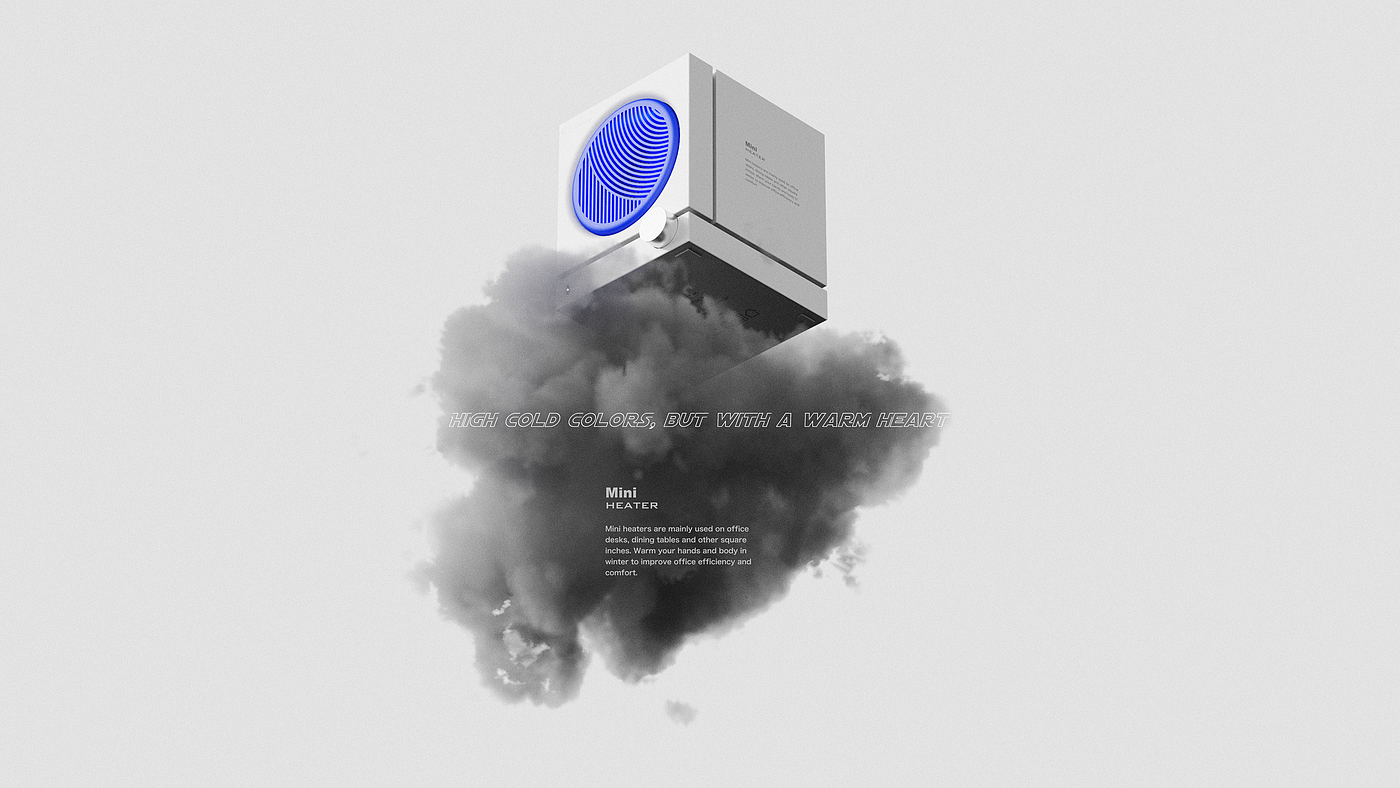 Air heater，Mini，Household appliances，air，intelligence，gift，Simple design，Fan，