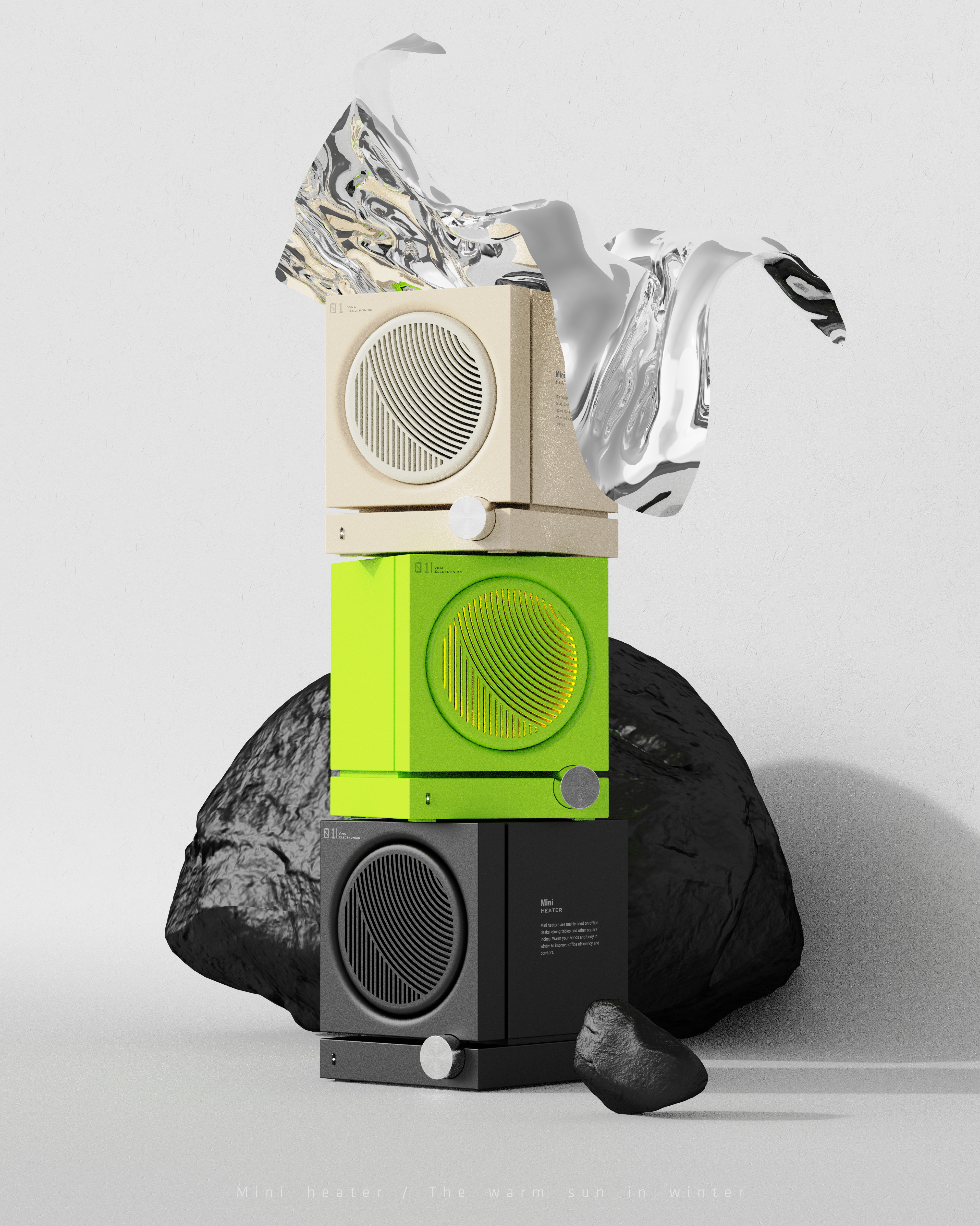 Air heater，Mini，Household appliances，air，intelligence，gift，Simple design，Fan，