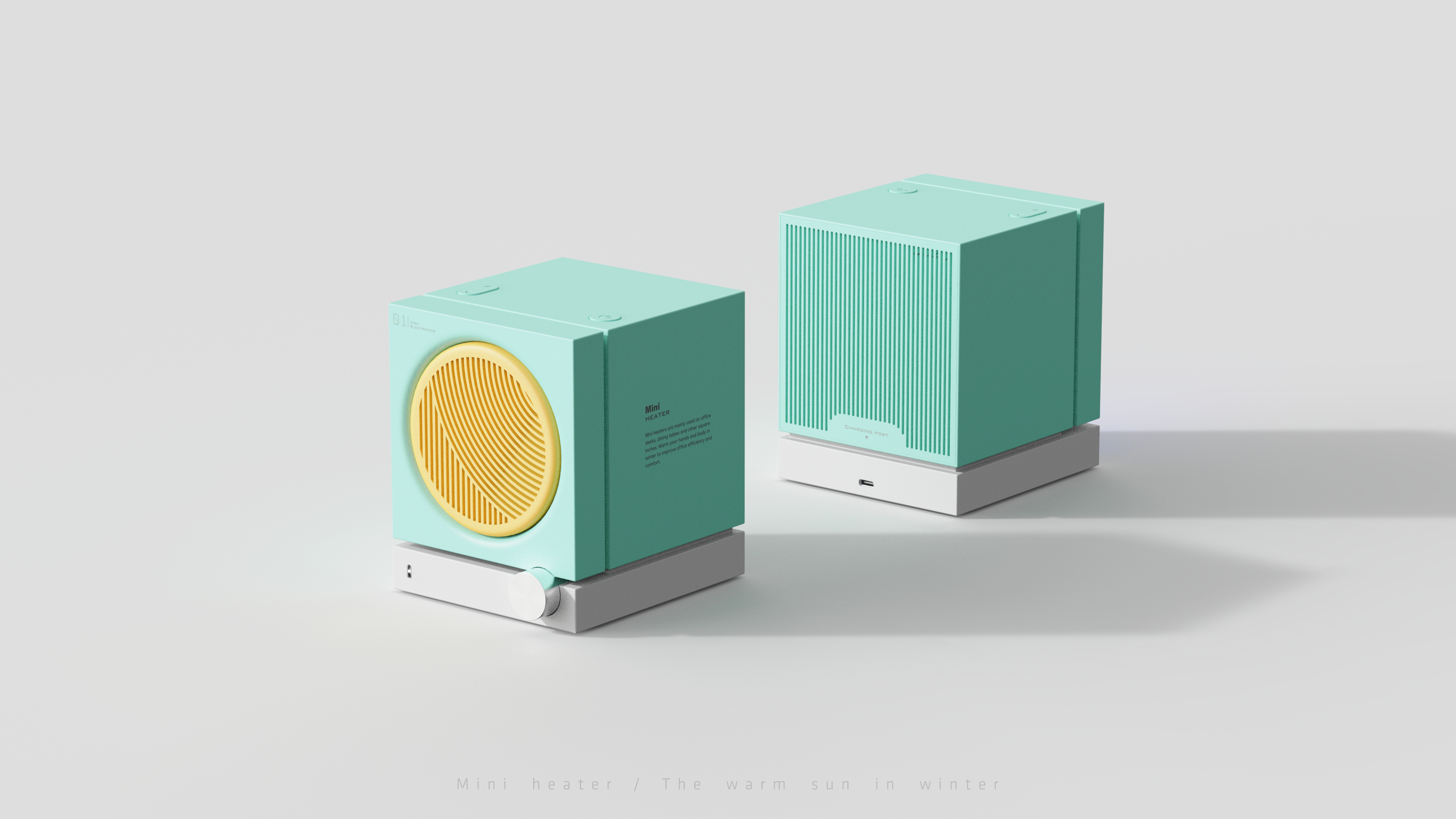 Air heater，Mini，Household appliances，air，intelligence，gift，Simple design，Fan，