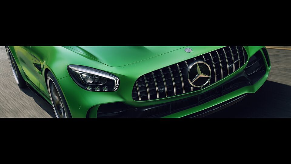 cg，Mercedes Benz，GT-R，"hulk"，汽车，奔驰，车灯，绿色，