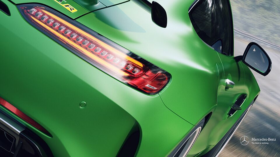 cg，Mercedes Benz，GT-R，"hulk"，汽车，奔驰，车灯，绿色，