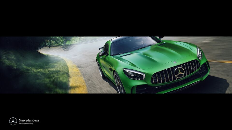 cg，Mercedes Benz，GT-R，"hulk."，automobile，Benz，automative lighting，green，