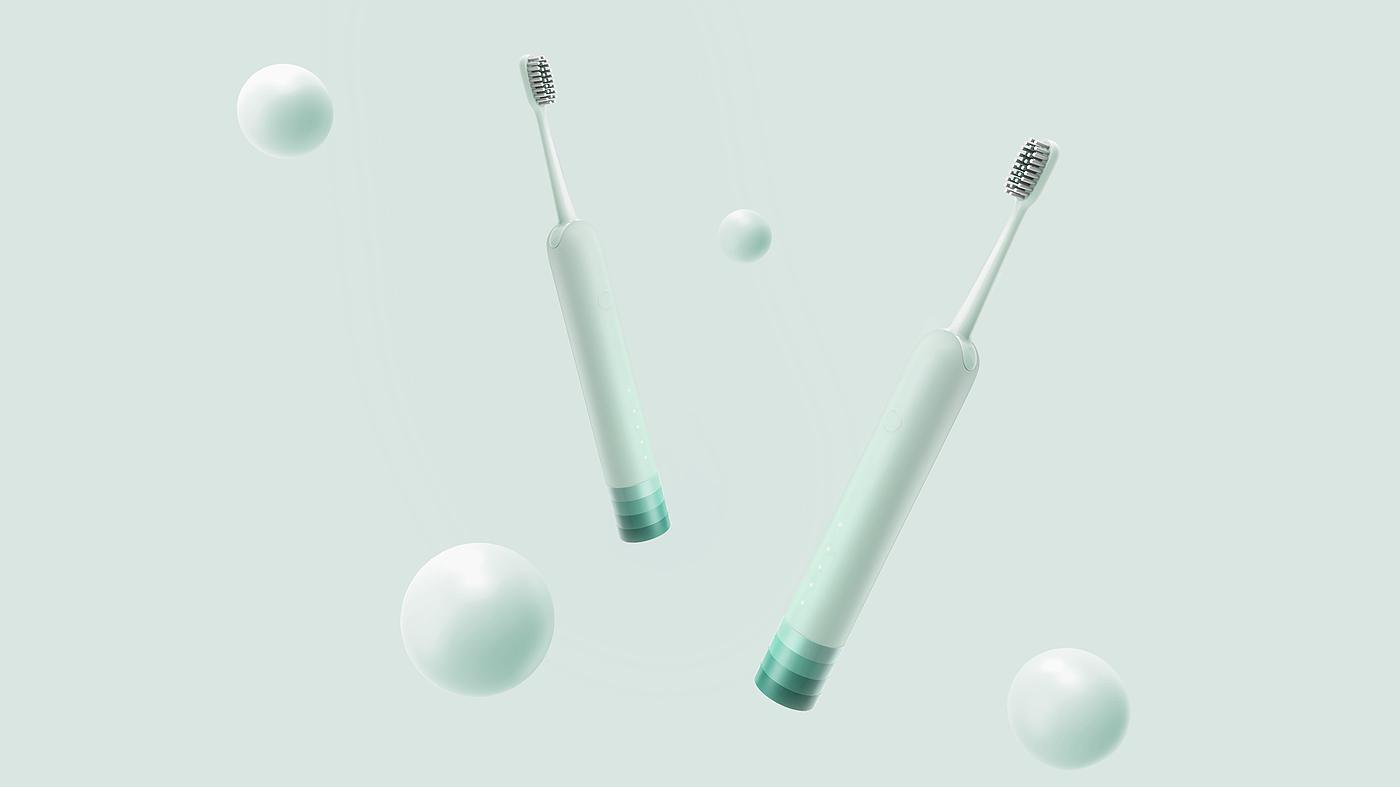 Electric toothbrush，Personal care products，industrial design，product design，