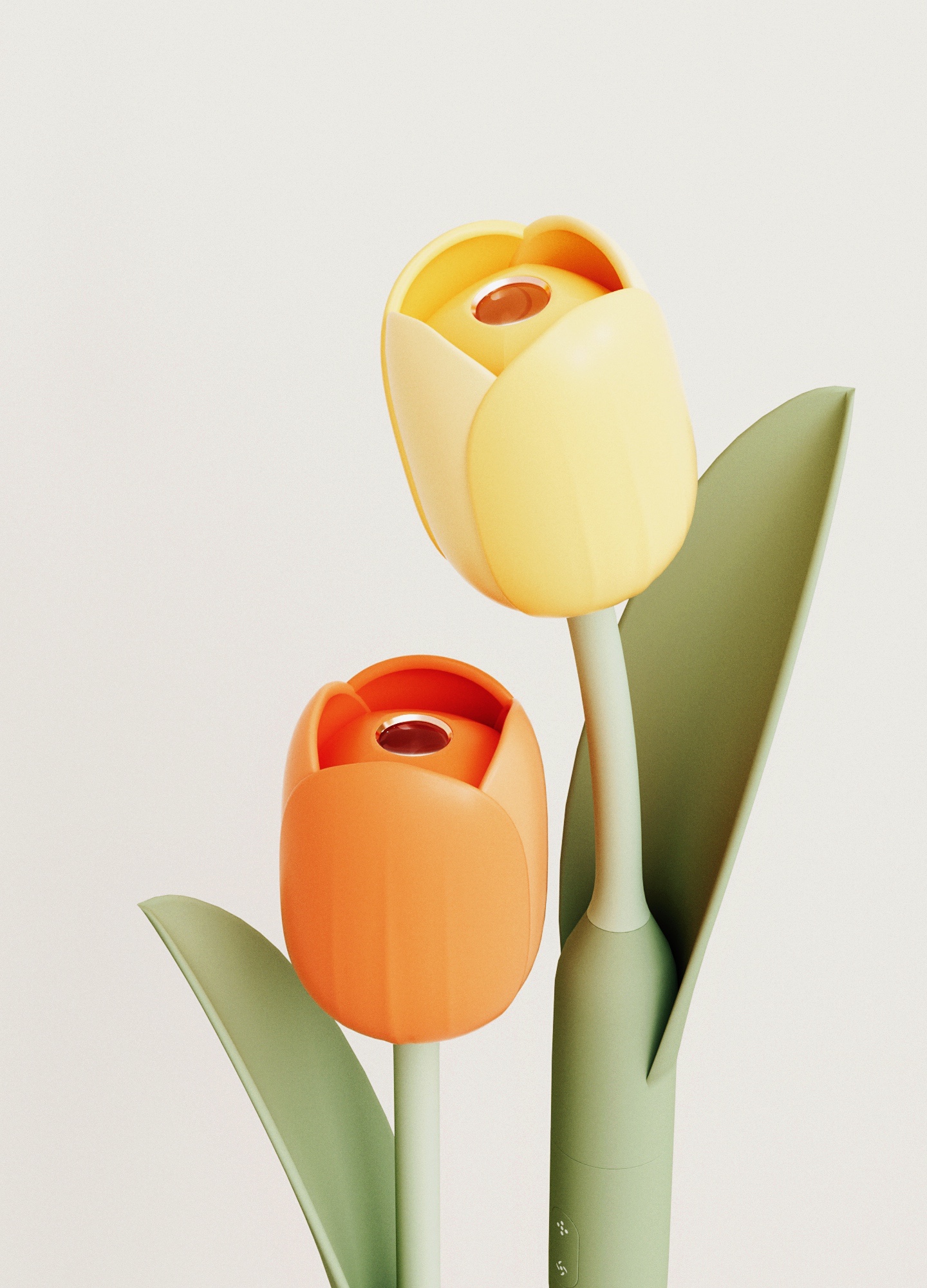 Projection lamp，tulips，cloud，rainbow，Kaleidoscope，