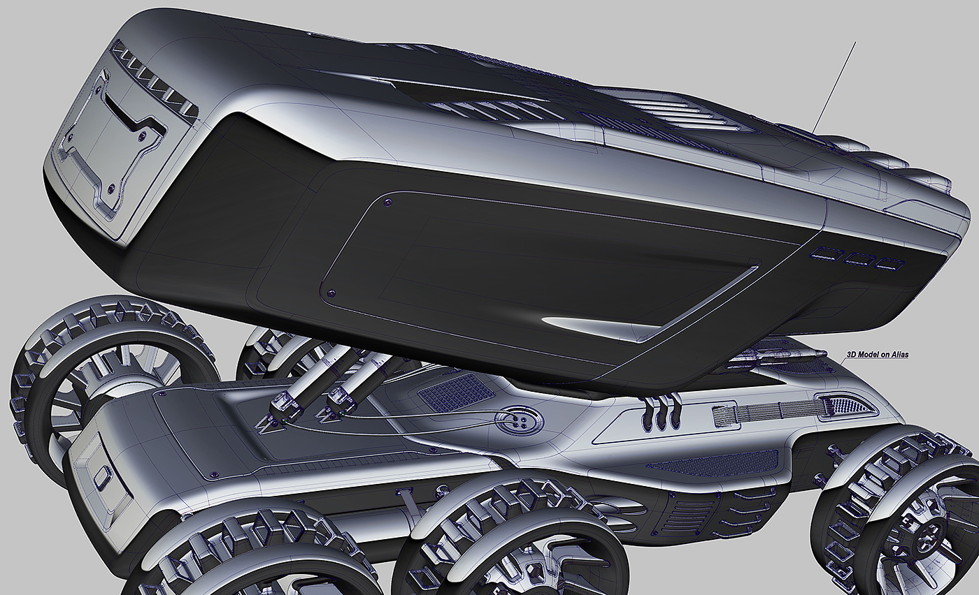 Sense of science and technology，vehicle，science fiction，conceptual design，