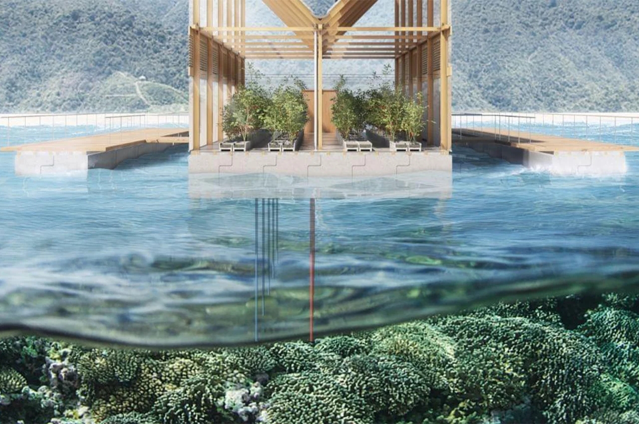 Floating farm，Agricultural nutrients，marine environment，"Green ocean"，innovate，sustainable，building structure，