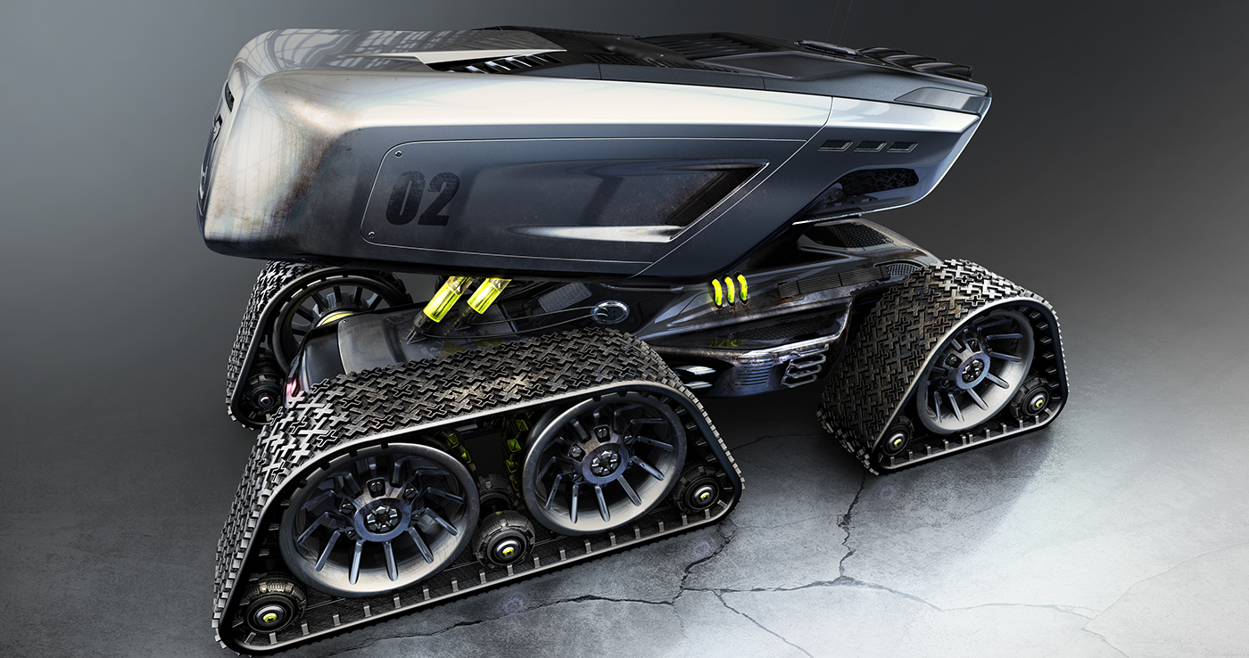 Sense of science and technology，vehicle，science fiction，conceptual design，