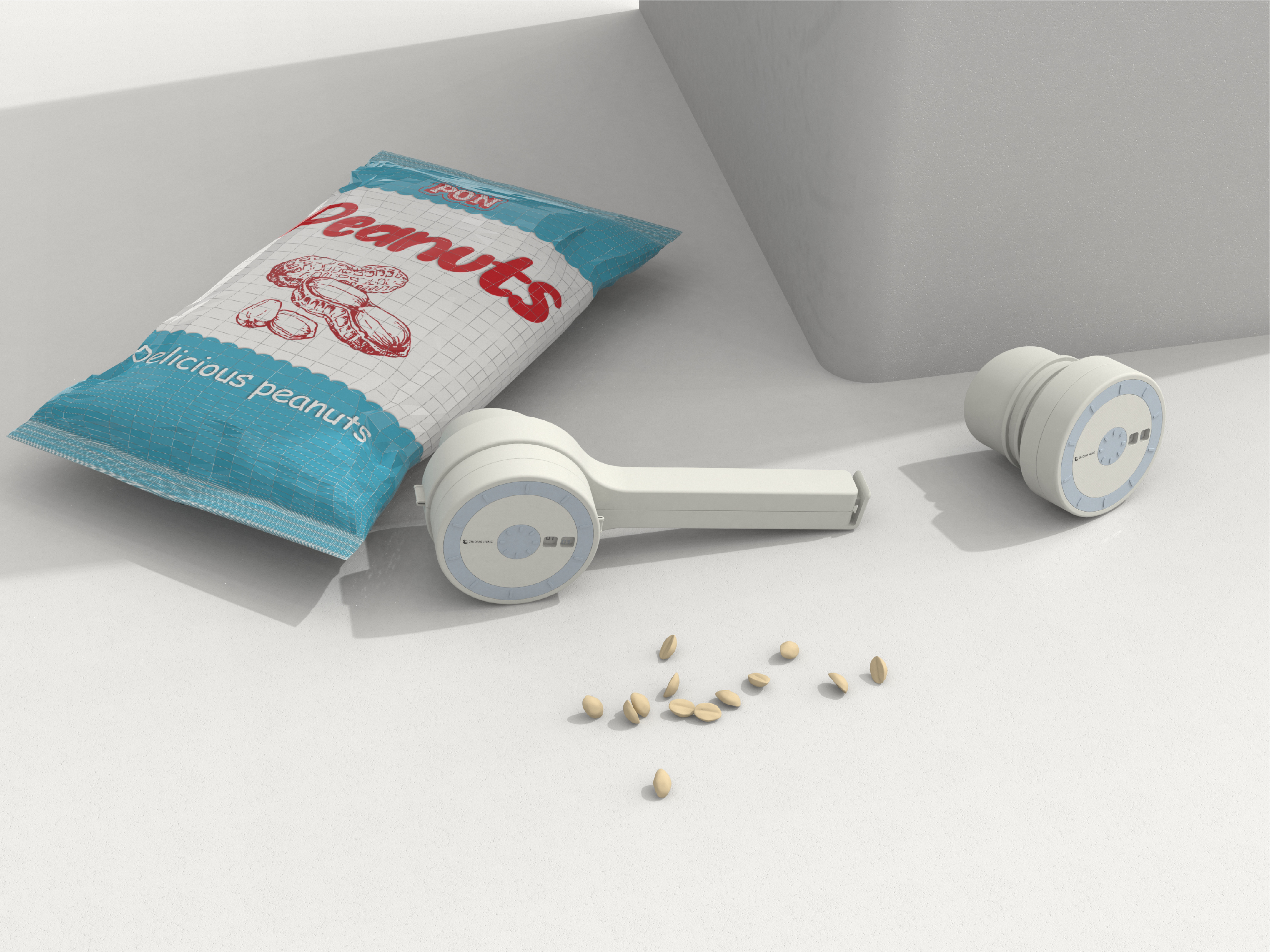 Kitchen supplies，Sealing clip，Clip，product design，Food clip，