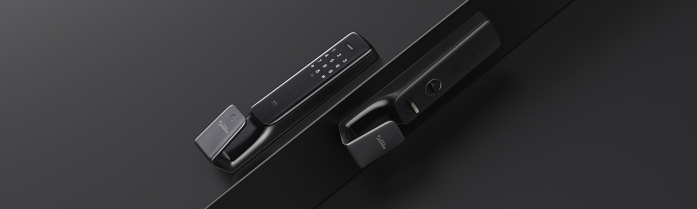 Intelligent door lock，product design，industrial design，Industrial Design，