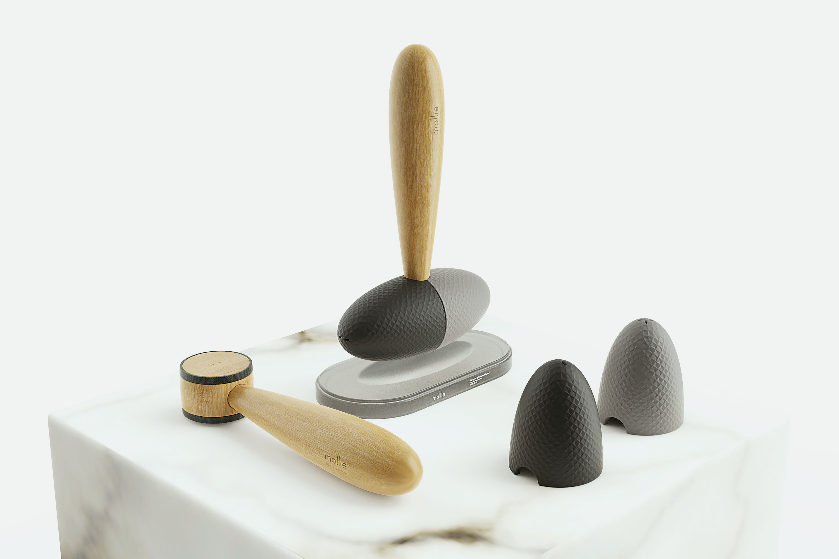 Mollie，The seasoning bottle，Salt and pepper bottle，2021 red dot design concept award，