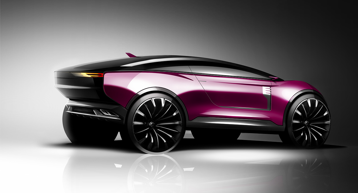 Automobile design，draft，Render，render，