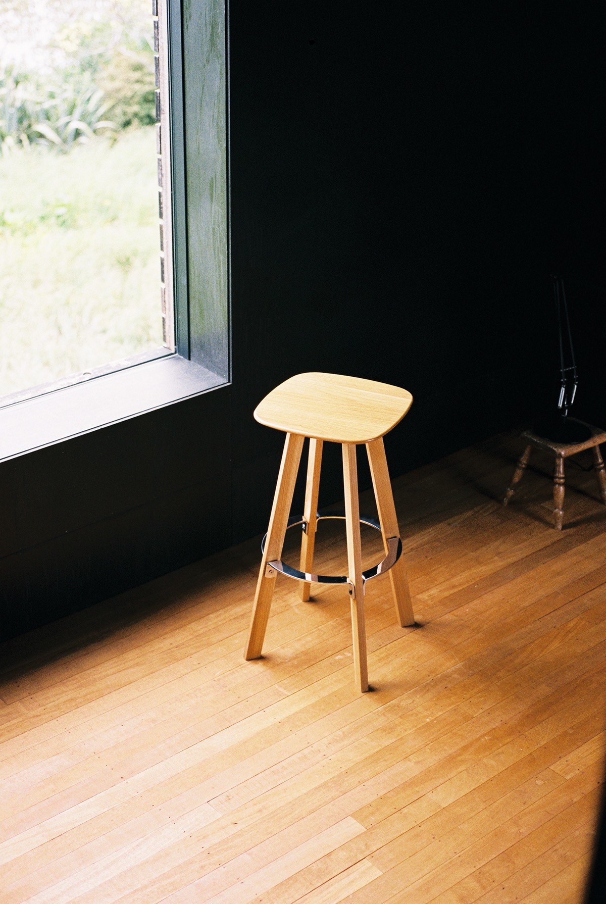 Metal，wood，chair，Bar chair，kitchen，