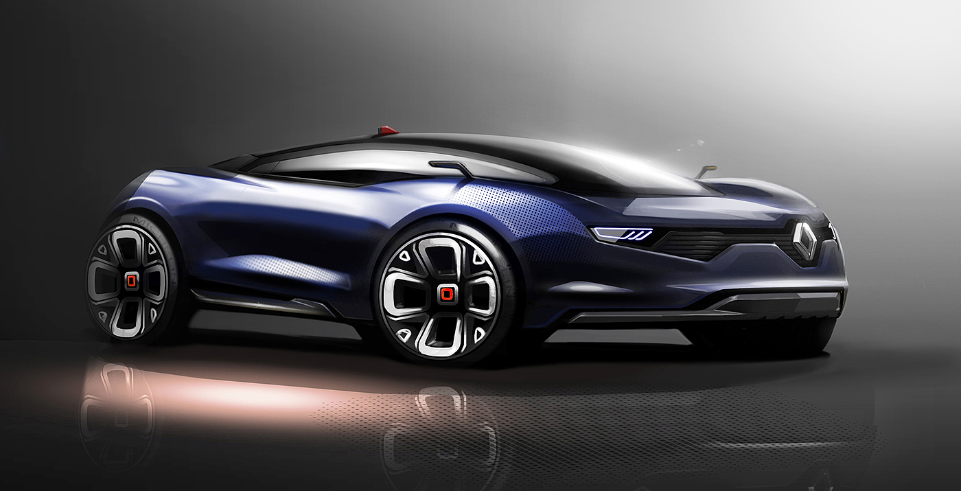 Automobile design，draft，Render，render，