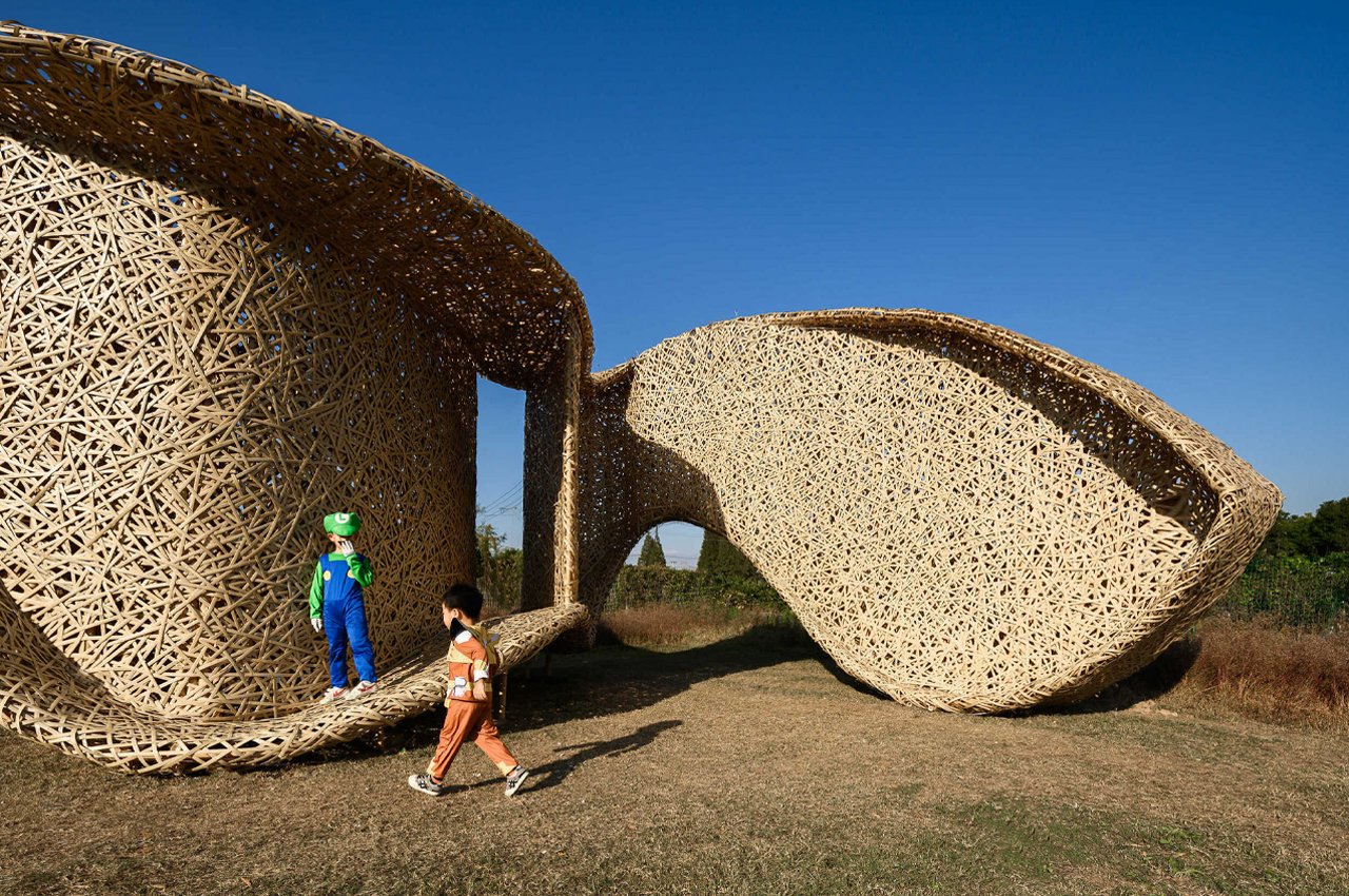 Interaction center，Scenery，Rural landscape，rural，Rural architecture，Bamboo Pavilion，LIN Architecture，Interactive design，