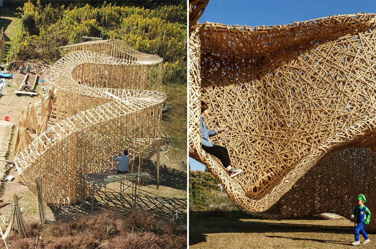 Interaction center，Scenery，Rural landscape，rural，Rural architecture，Bamboo Pavilion，LIN Architecture，Interactive design，