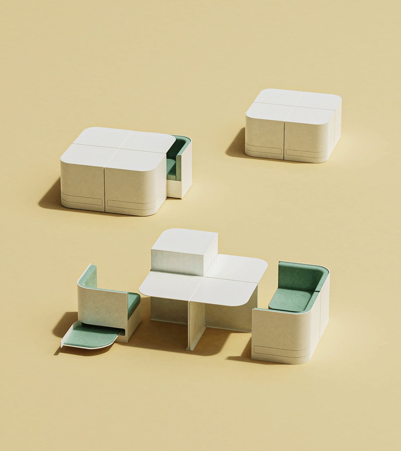 咖啡厅，家具产品，正方形，