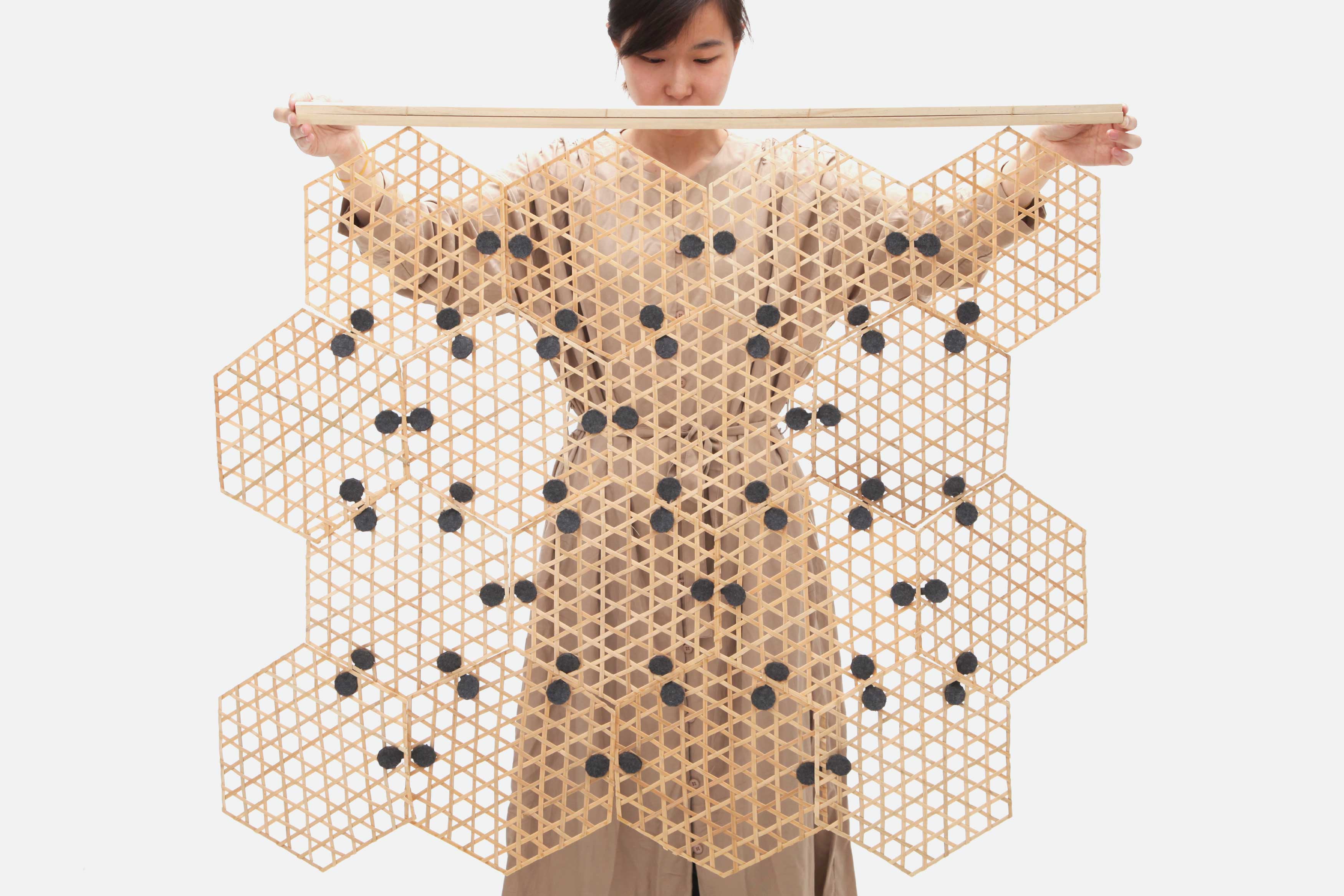 Bamboo，Modular bamboo weaving tools，Housewear & Furnishings，2021 red dot design concept award，