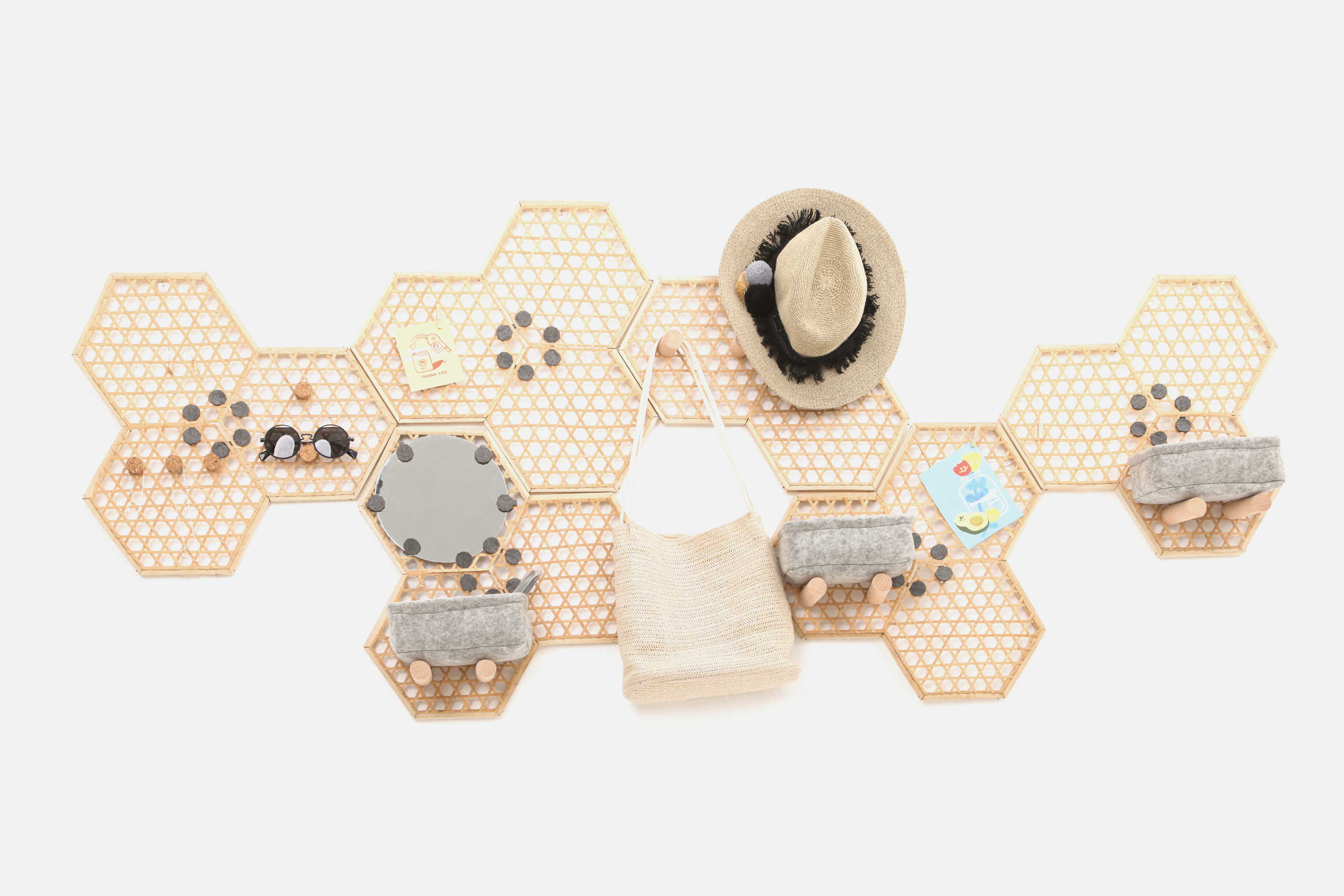 Bamboo，Modular bamboo weaving tools，Housewear & Furnishings，2021 red dot design concept award，