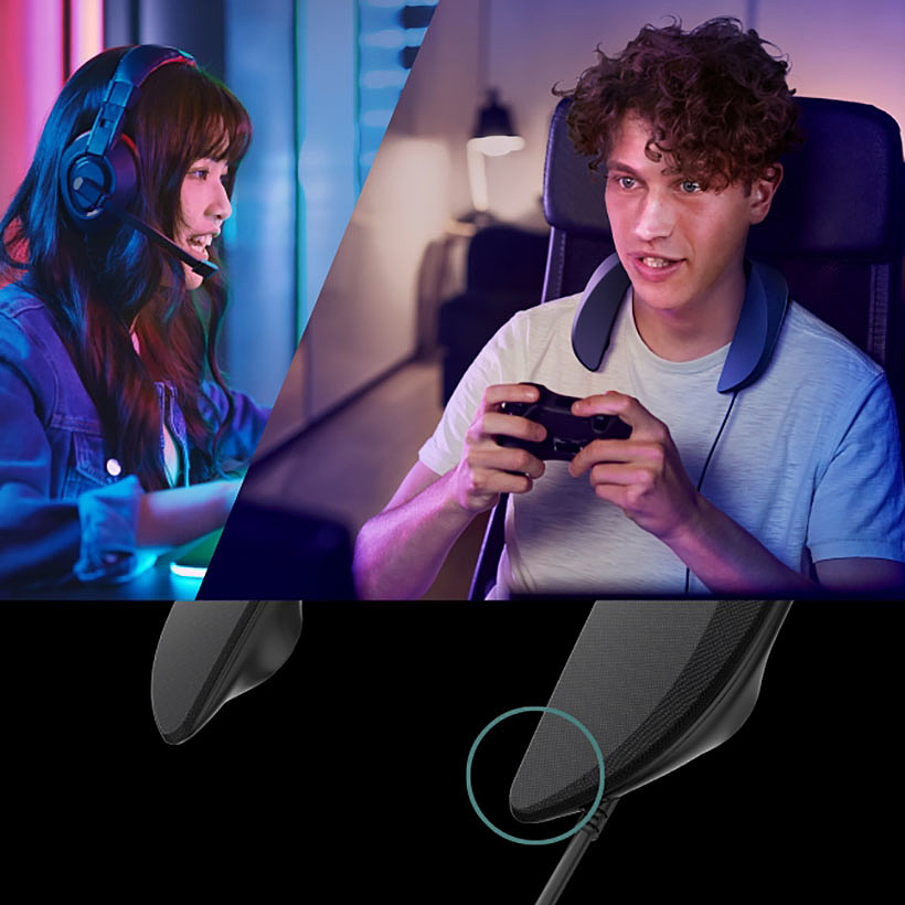 Panasonic SC GN01 Wearable Gaming Speaker For Realistic Surround Sound