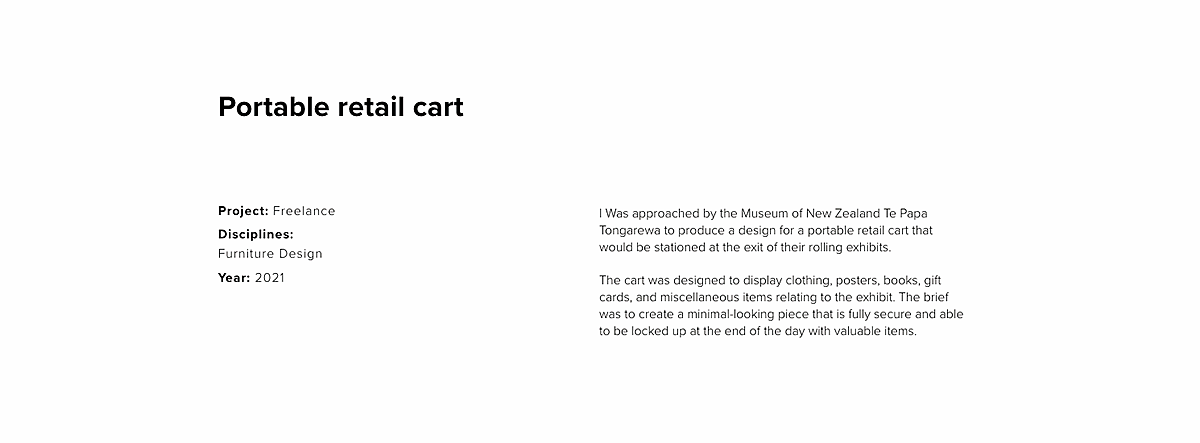 furniture design ，Shopping Cart，Portable，