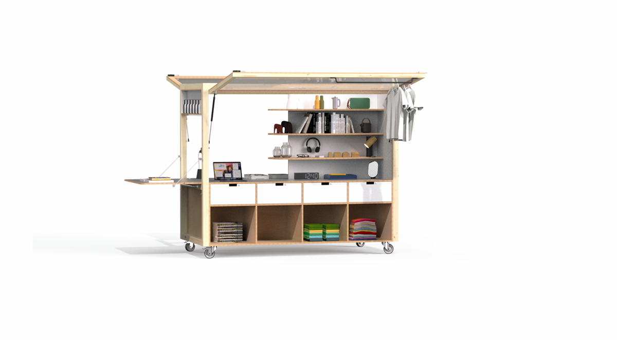 furniture design ，Shopping Cart，Portable，