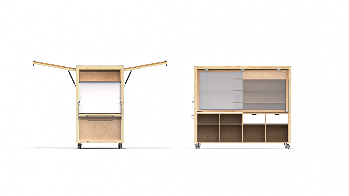 furniture design ，Shopping Cart，Portable，