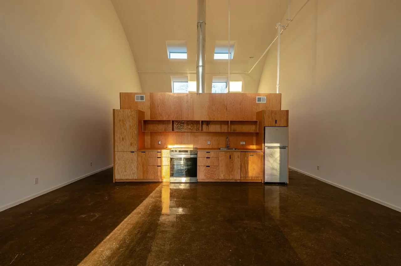 Modular design，Caterpillar，Modular housing，Quonset cottage，Convenient assembly，