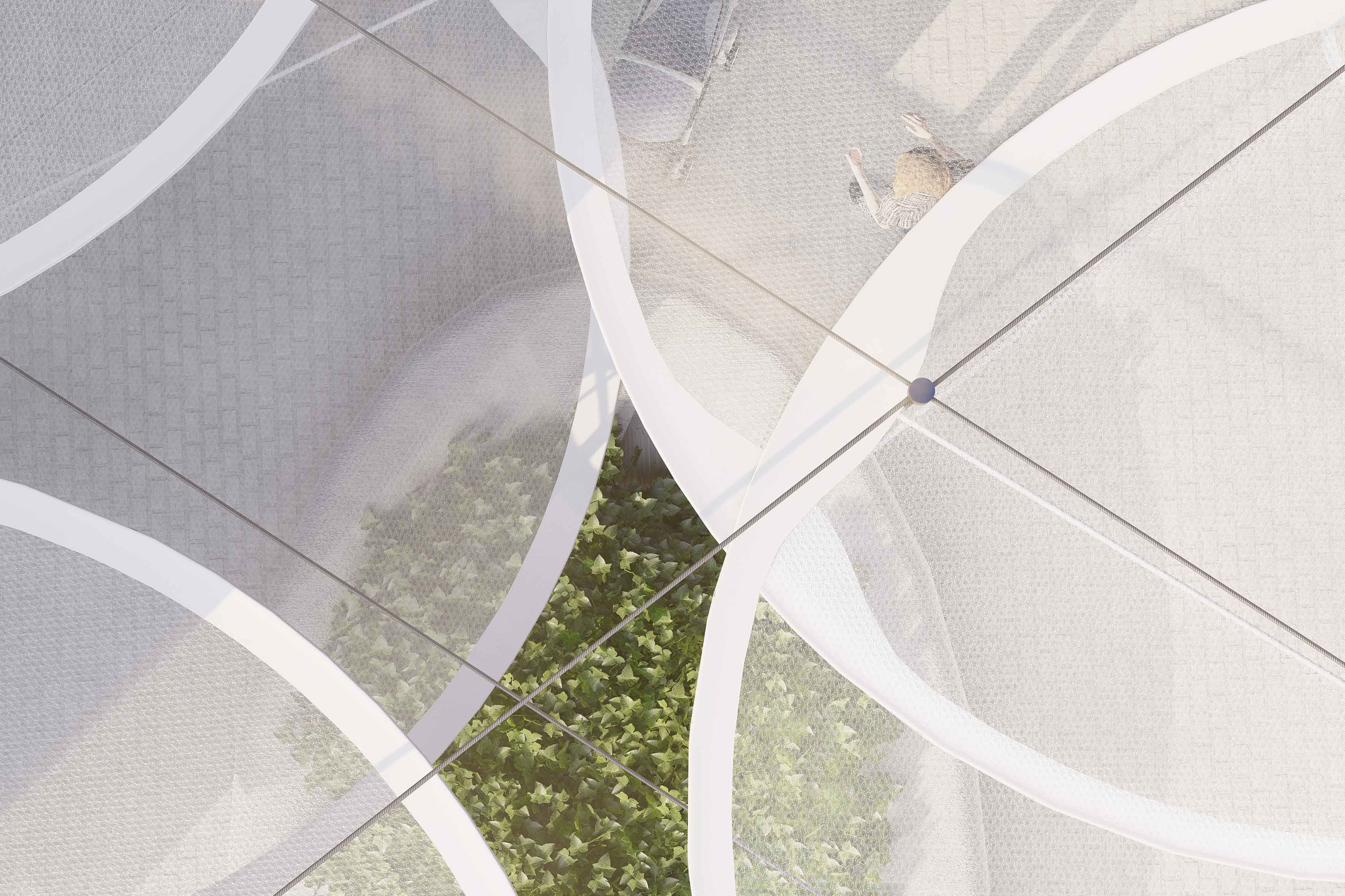 NUÉE - Urban Canopy，Urban canopy，Outdoor facilities，2021 red dot design concept award，