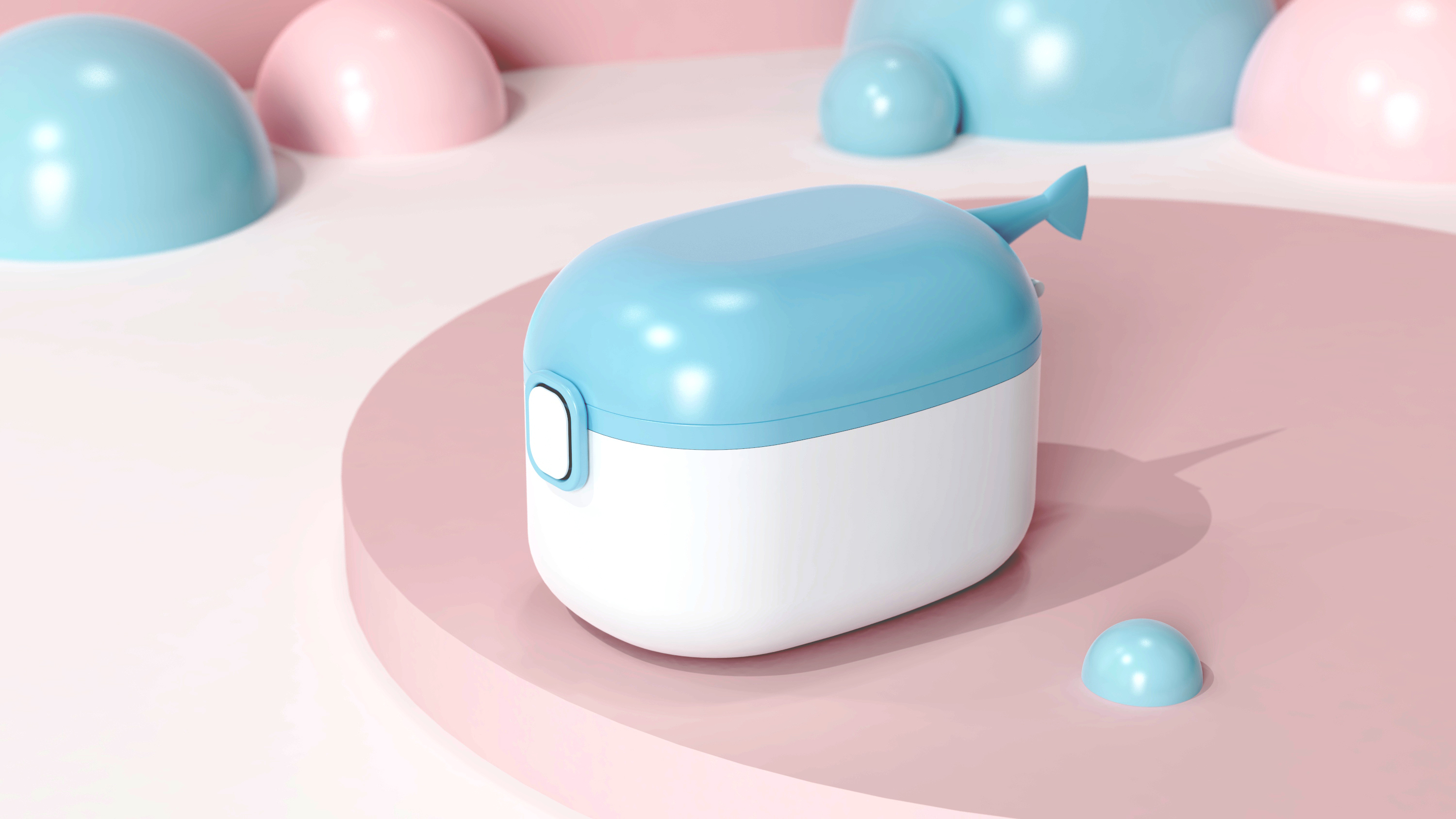 The milk powder pot，Maternal and infant products，Housewear & Furnishings，Daily Necessities，articles for daily use，Appearance design，Creative design，product design，