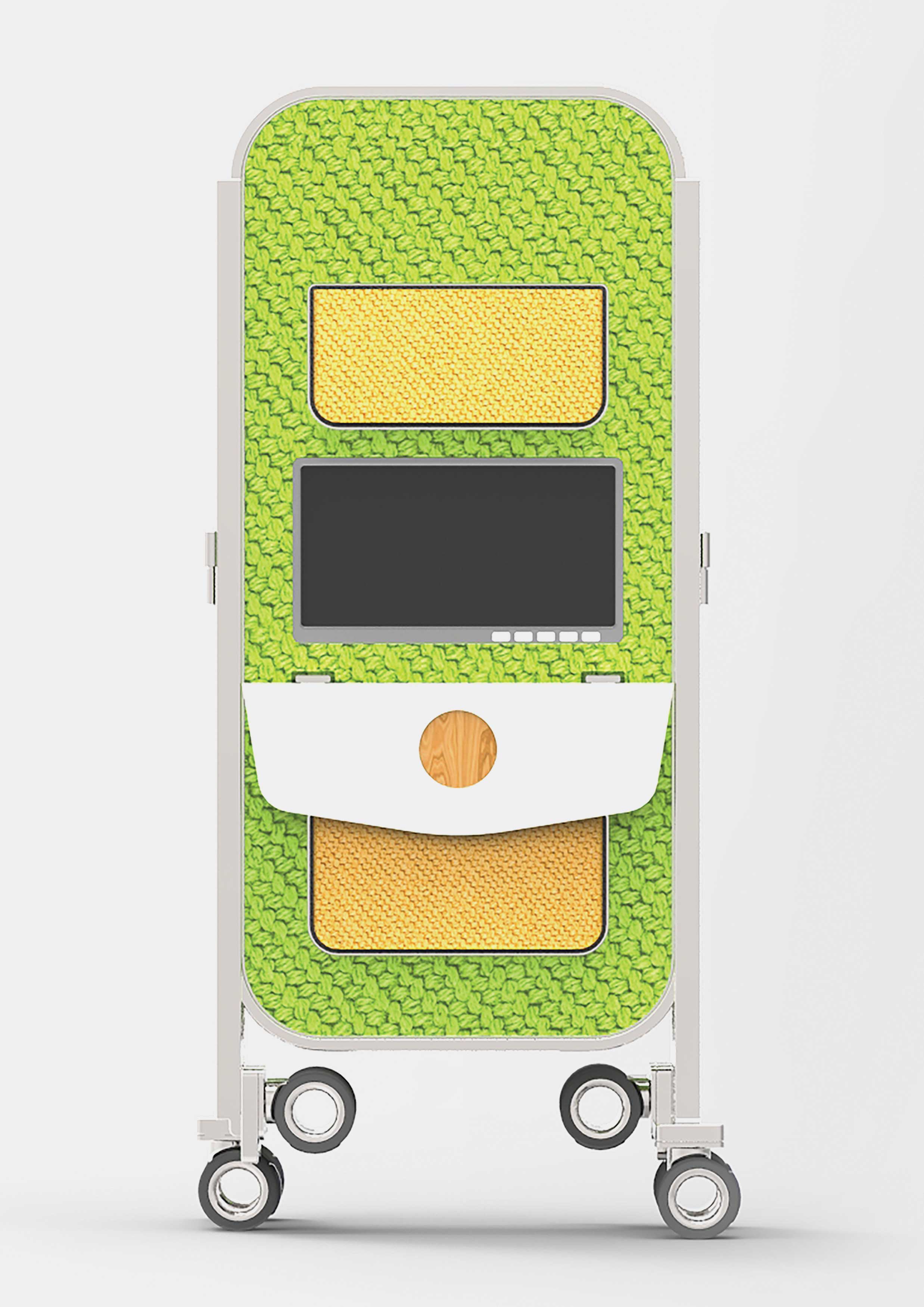 Hospital Screen，Mobile medical space，medical apparatus and instruments，2021 red dot design concept award，