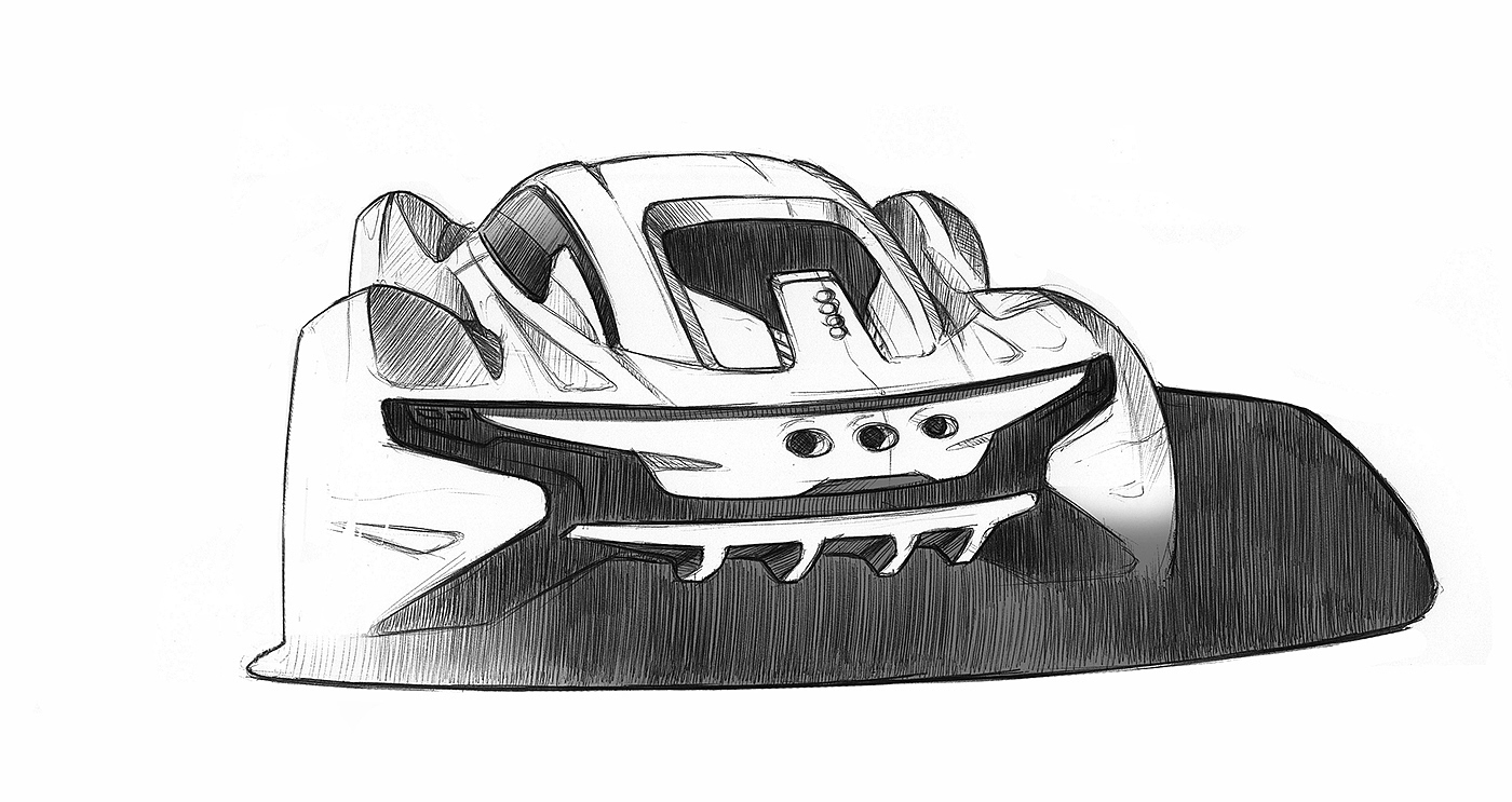 Hand drawn，draft，automobile，locomotive，