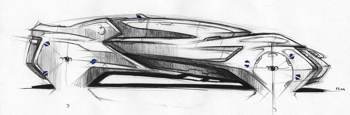 Hand drawn，draft，automobile，locomotive，