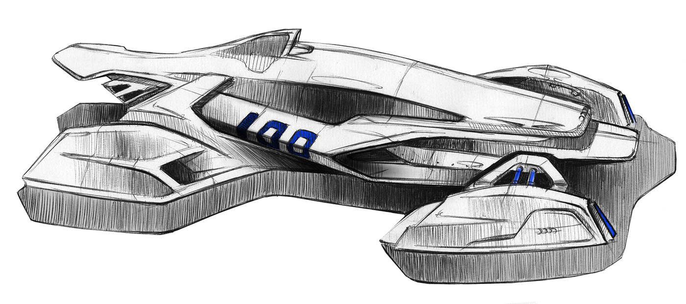 Hand drawn，draft，automobile，locomotive，