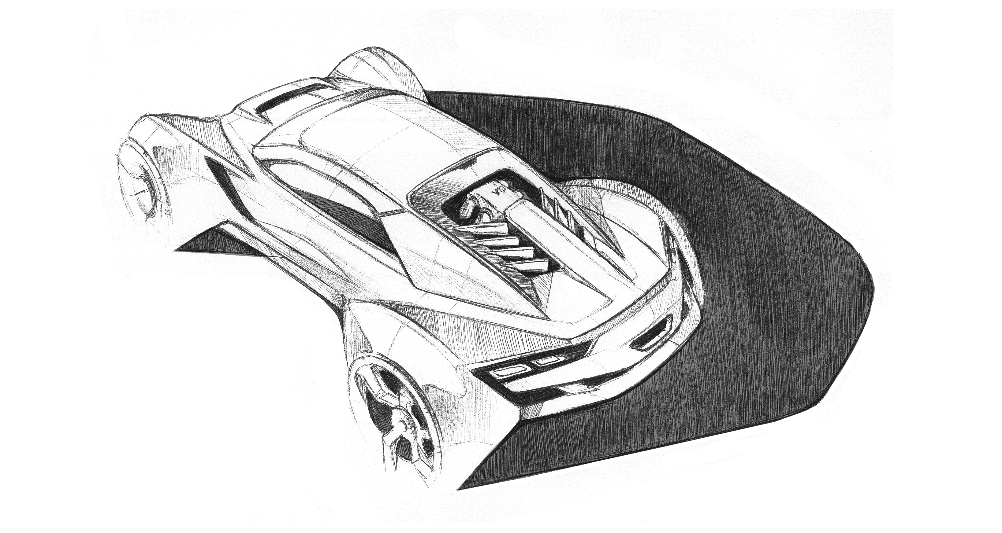 Hand drawn，draft，automobile，locomotive，