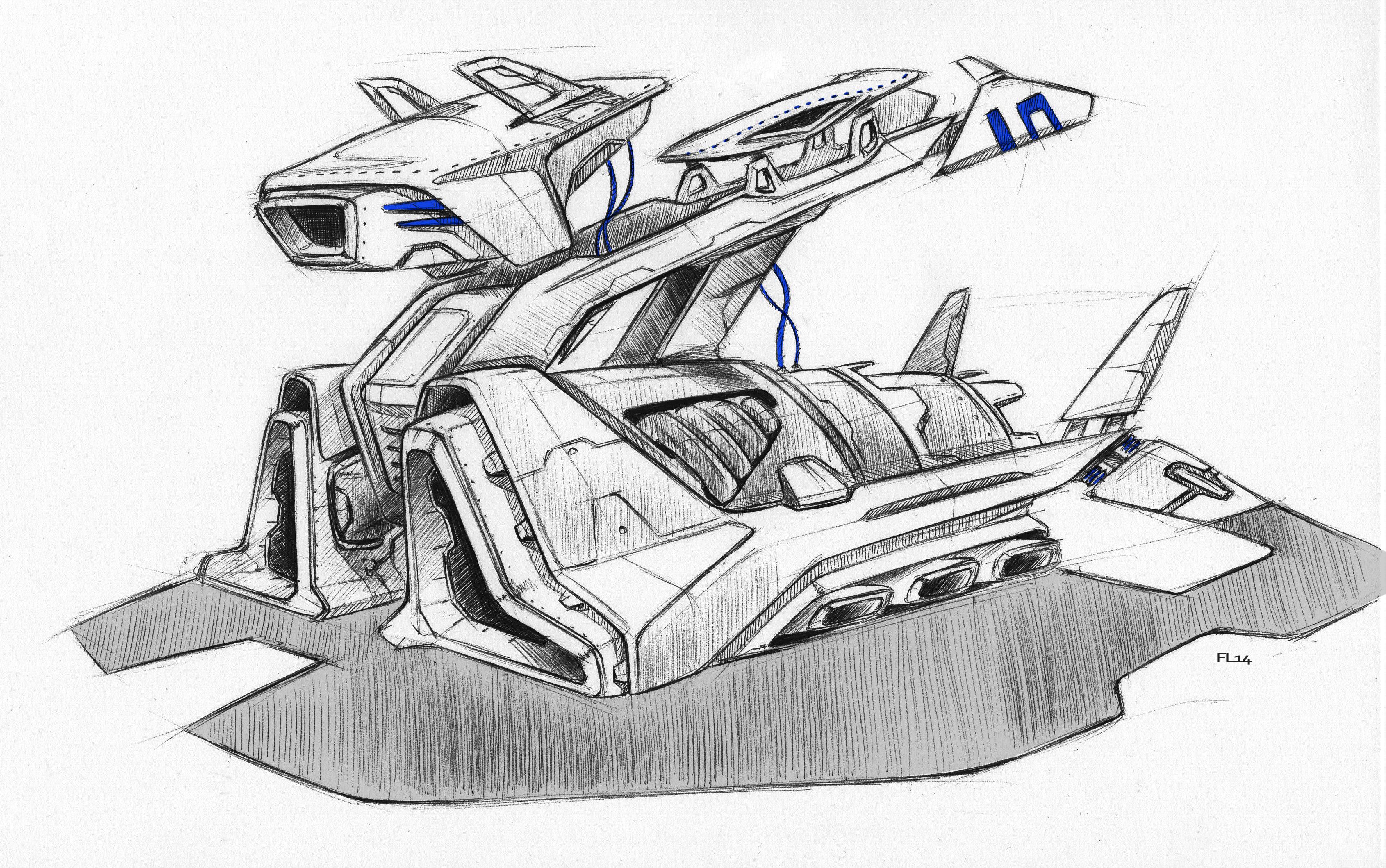 Hand drawn，draft，automobile，locomotive，