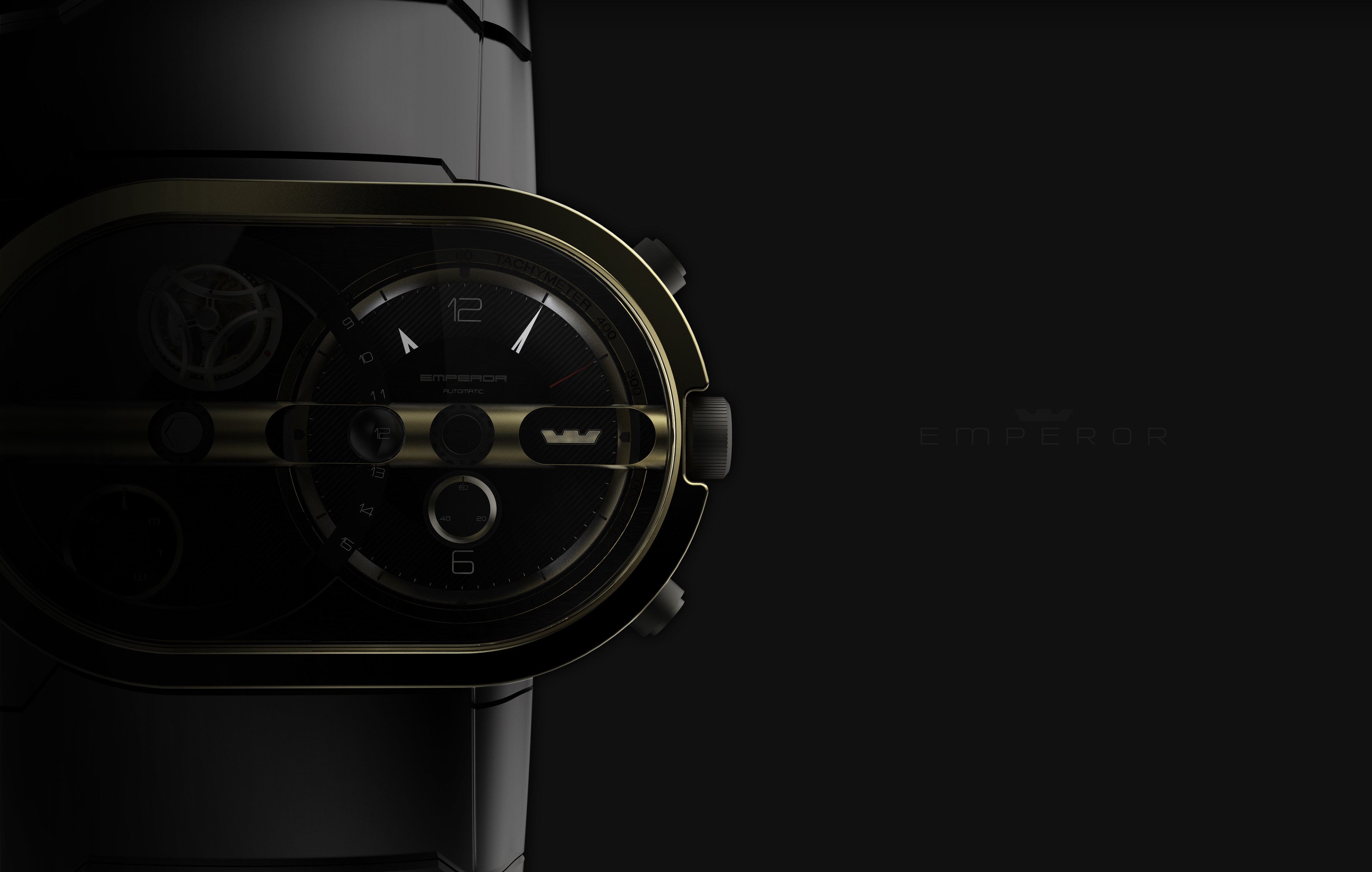 为贝纳利benelli摩托车用户设计的emperor概念手表