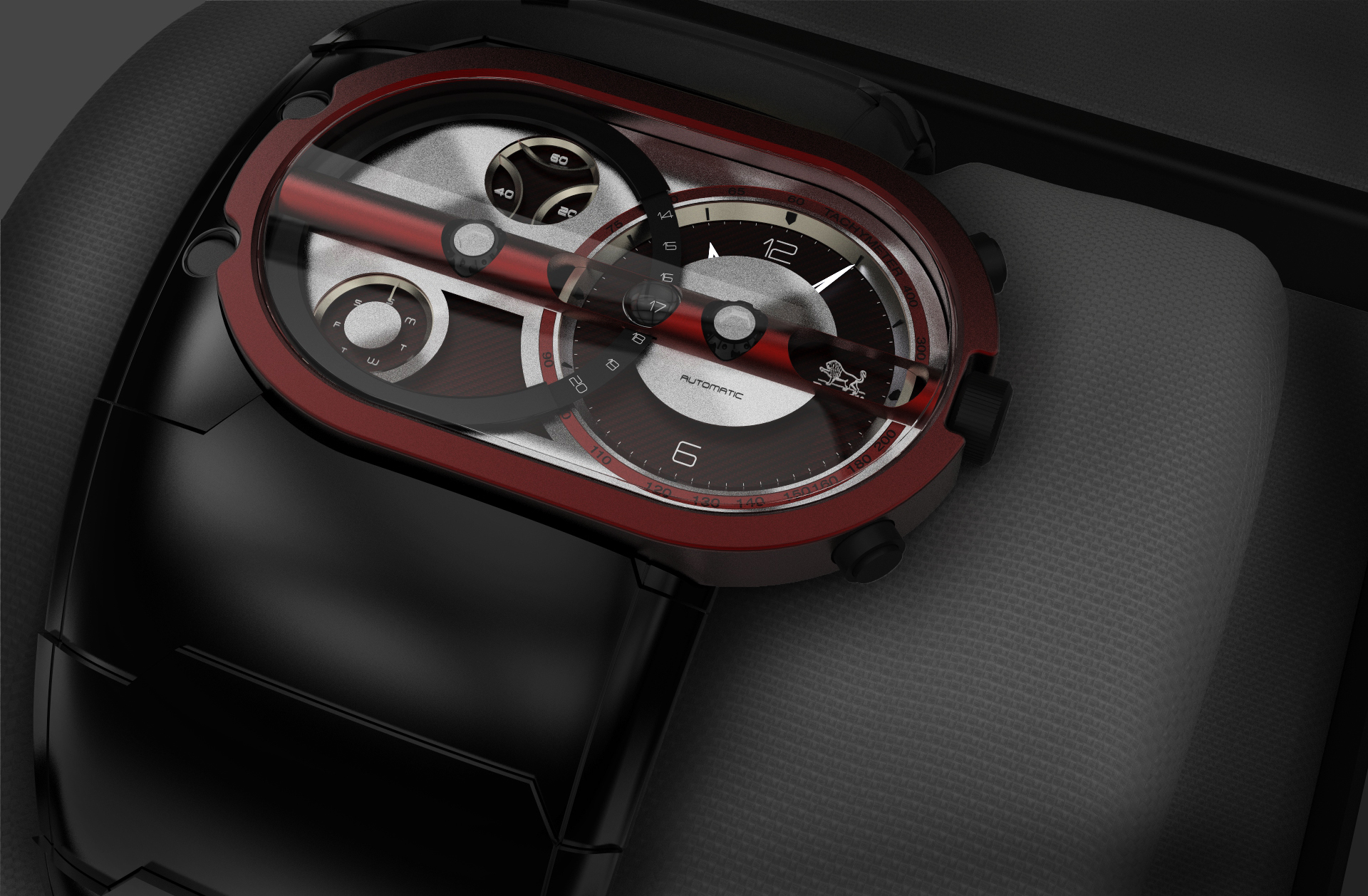 贝纳利,benelli,摩托车,概念设计,手表设计,概念手表