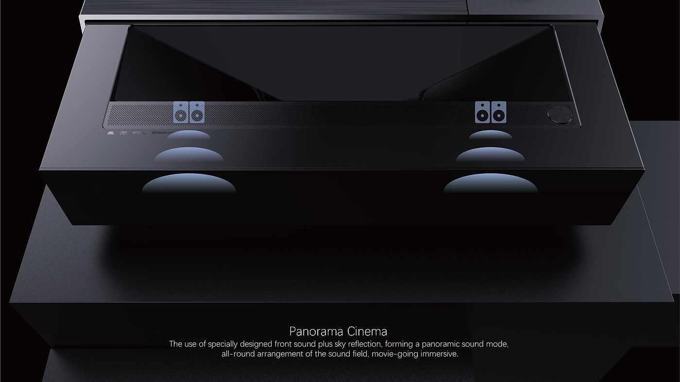 Projection，Hisense，television，Laser TV，industrial design，