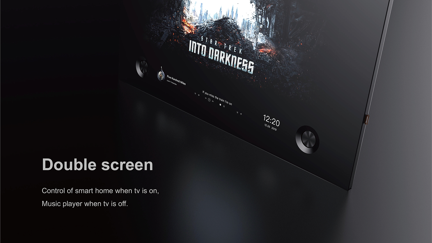 TV Design，Full screen，Black Technology，industrial design，if，