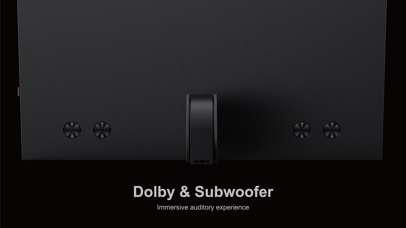 TV Design，Full screen，Black Technology，industrial design，if，