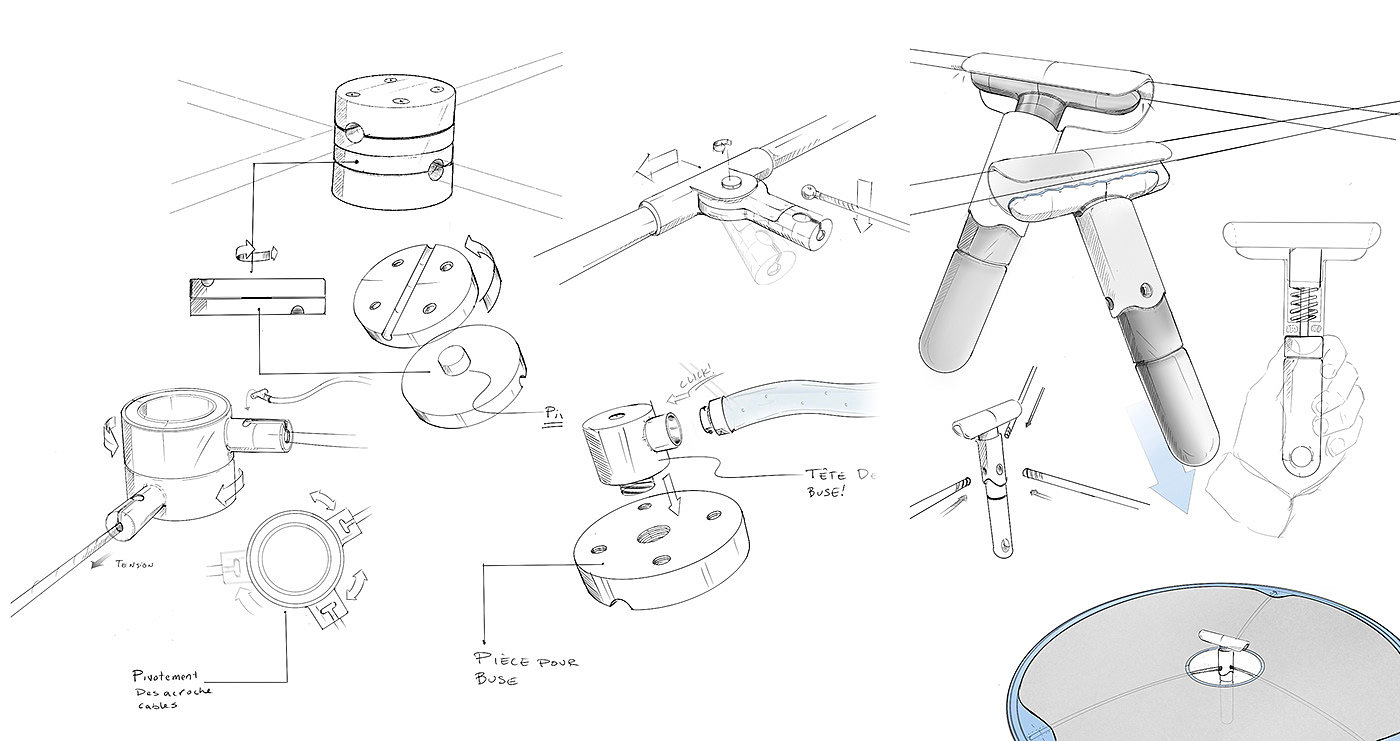 cloud，environmental design，Microclimate，Suspension device，Urban cooling，