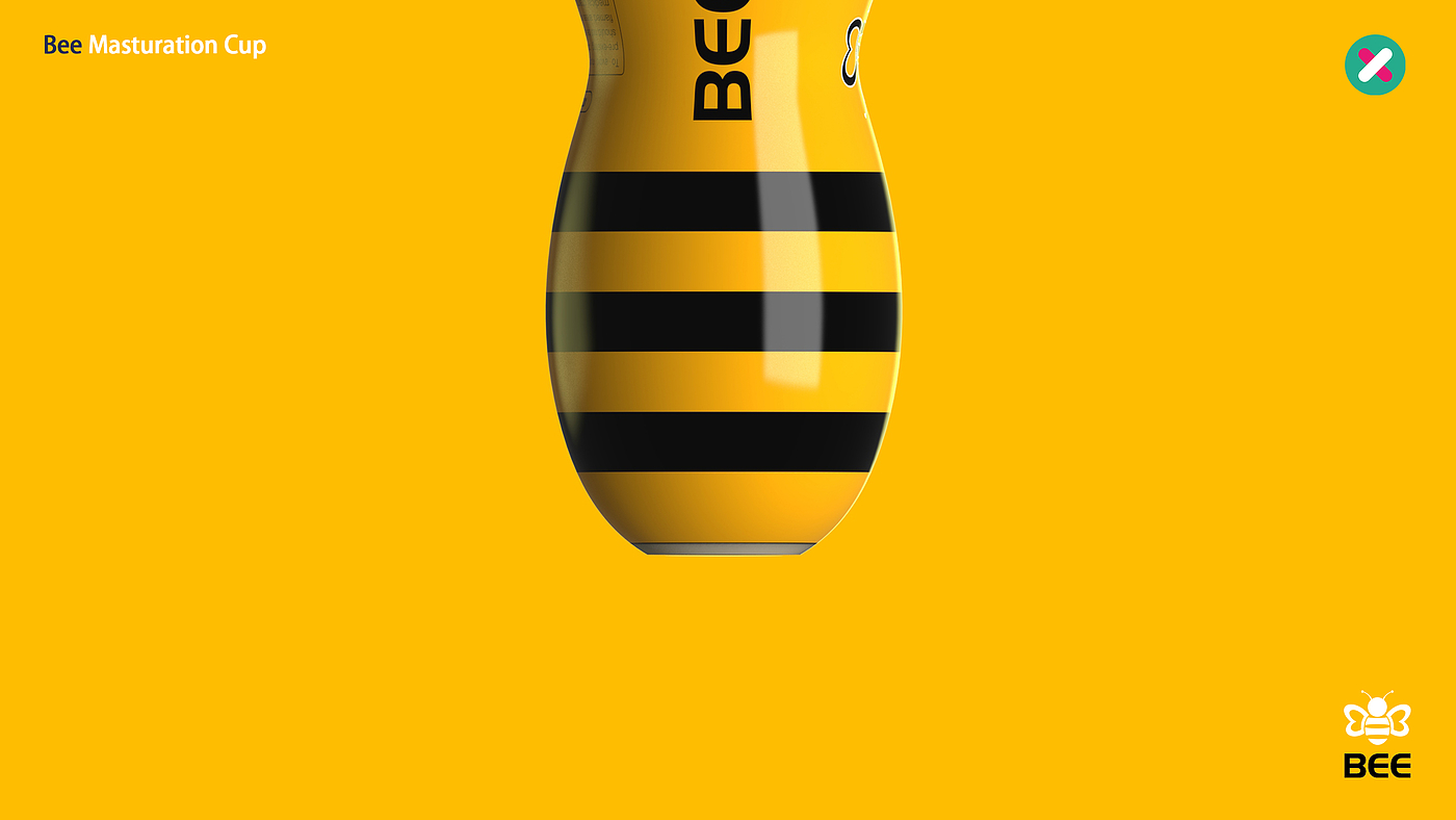 Masturbation cup，adult，nature，Masturbation，yellow，Bee，honeybee，silica gel，