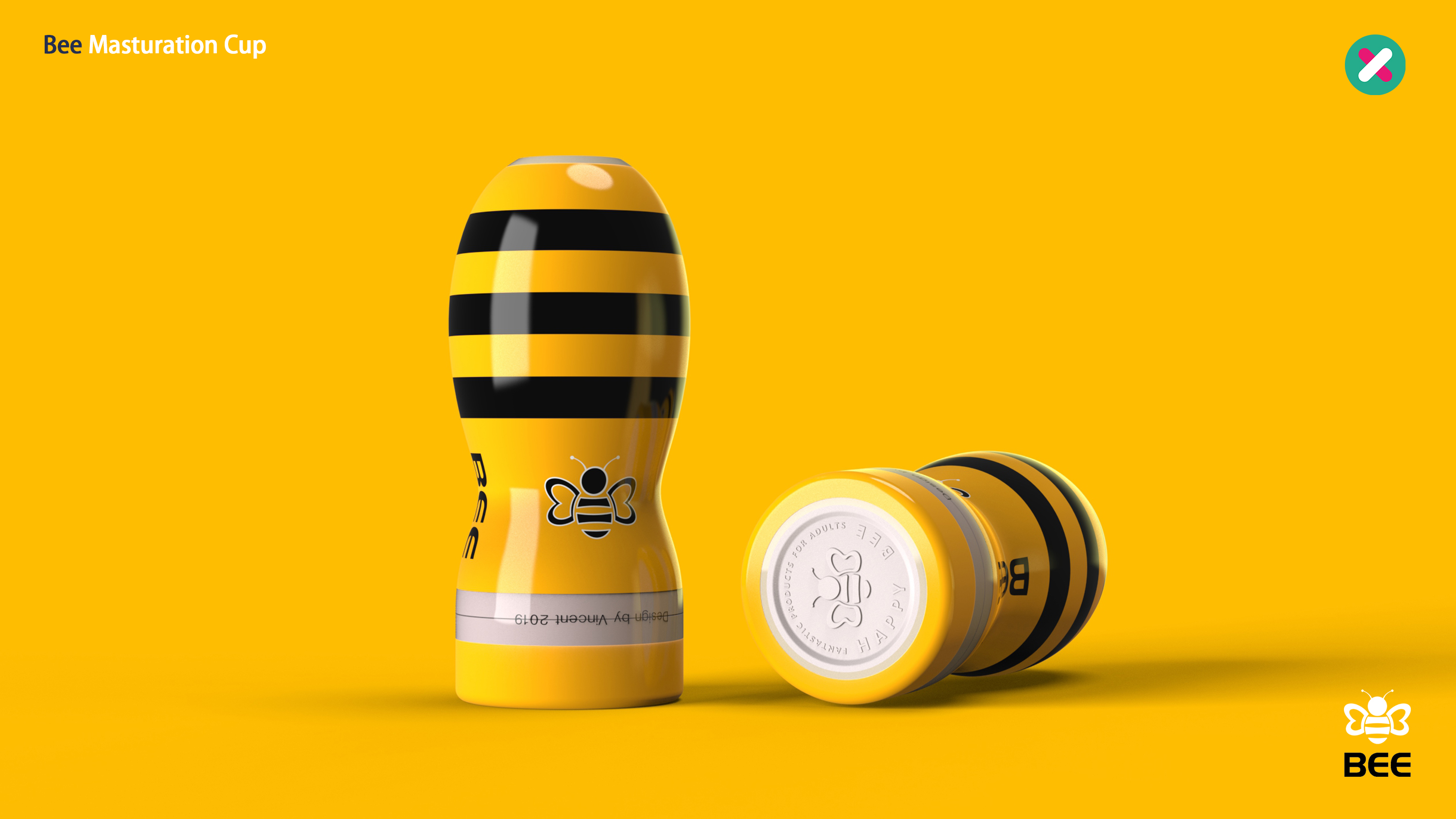 Masturbation cup，adult，nature，Masturbation，yellow，Bee，honeybee，silica gel，