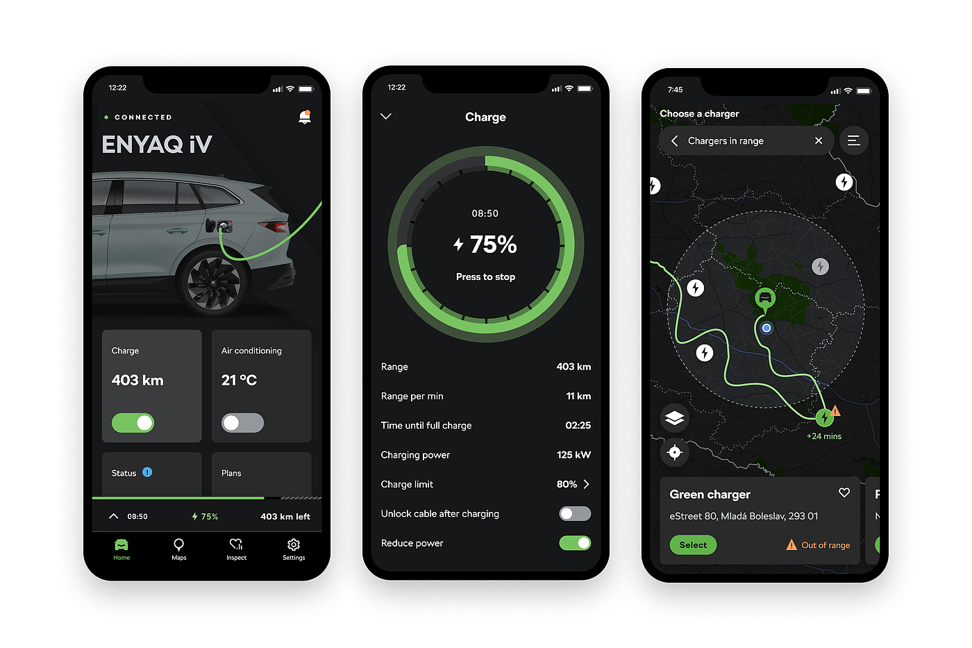 MyŠKODA，智能手机应用程序，手机app，2021红点设计概念大奖，