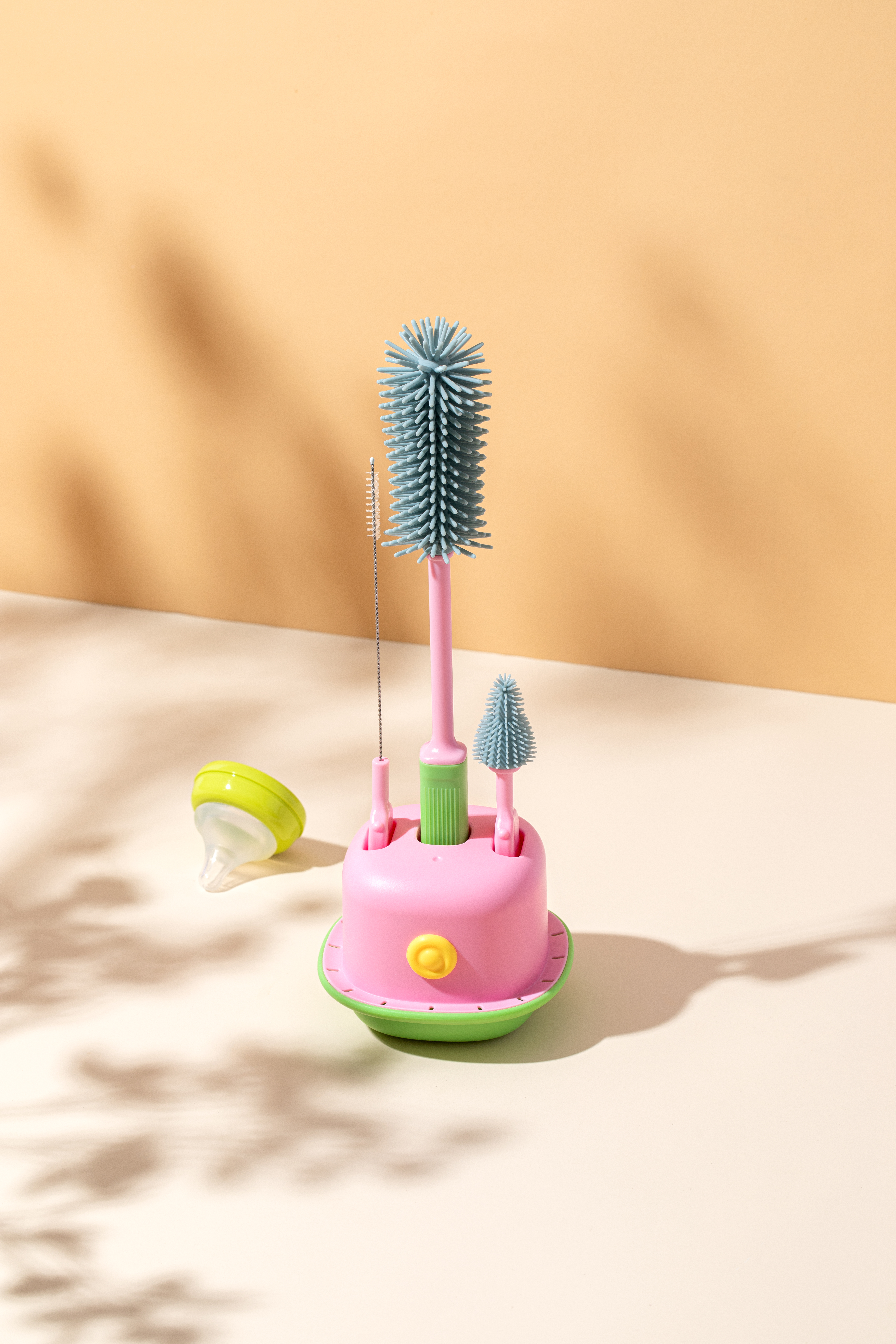 milk bottle brush，Drainage rack，children，Mother and baby，