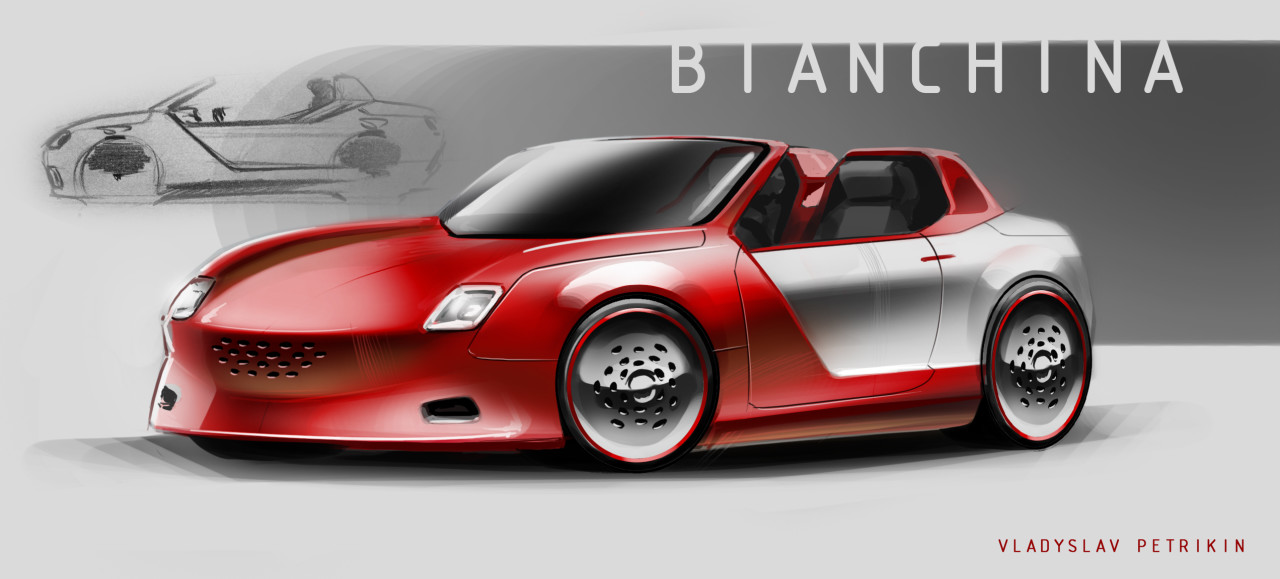 automobile，Hand drawn，Ubee ，concept，